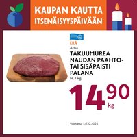 K-MARKET tarjoukset - Alkaen MA 1.12.2025