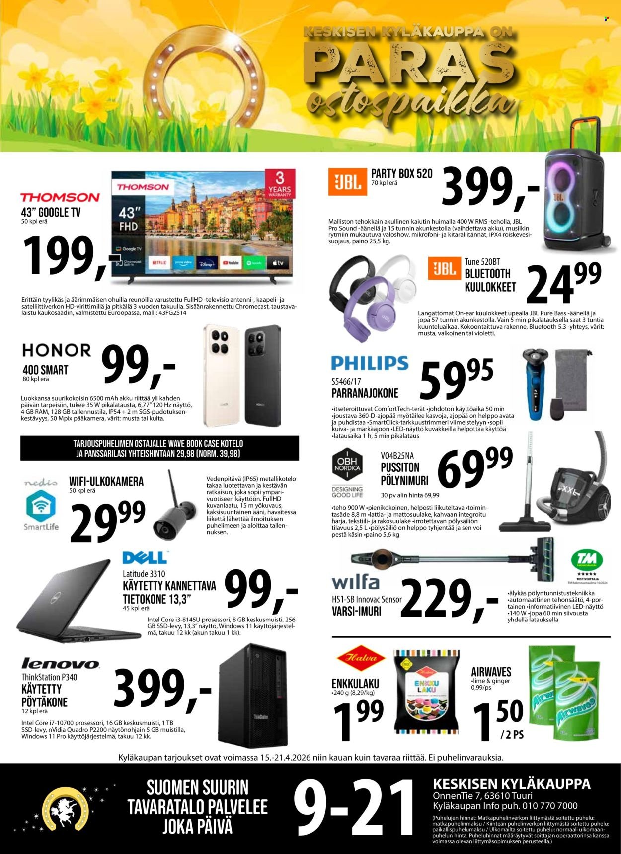 TUURI tarjoukset - Alkaen KE 15.4.2026