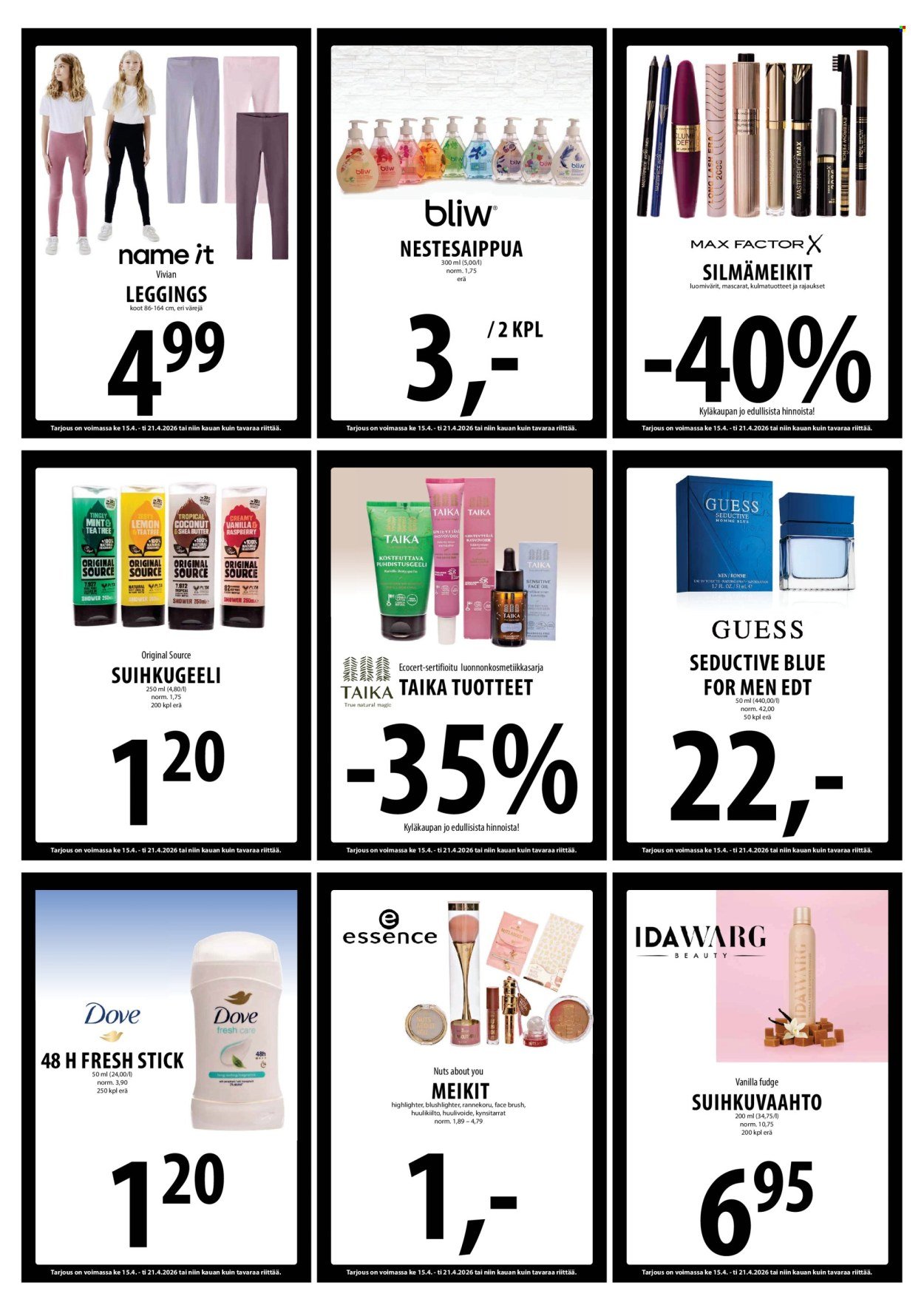 TUURI tarjoukset - Alkaen KE 15.4.2026