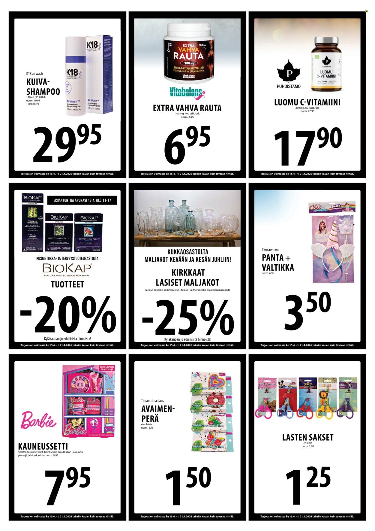 TUURI tarjoukset - Alkaen KE 15.4.2026