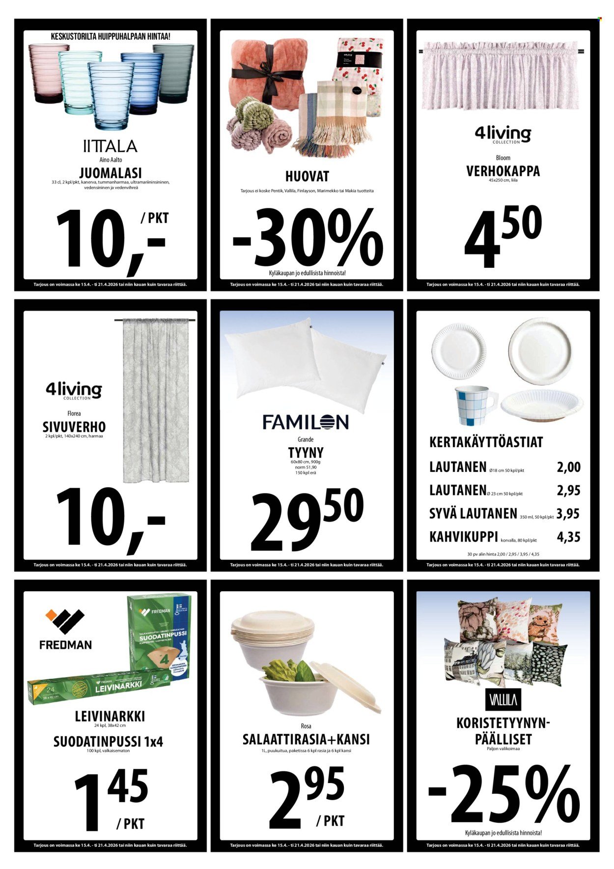 TUURI tarjoukset - Alkaen KE 15.4.2026