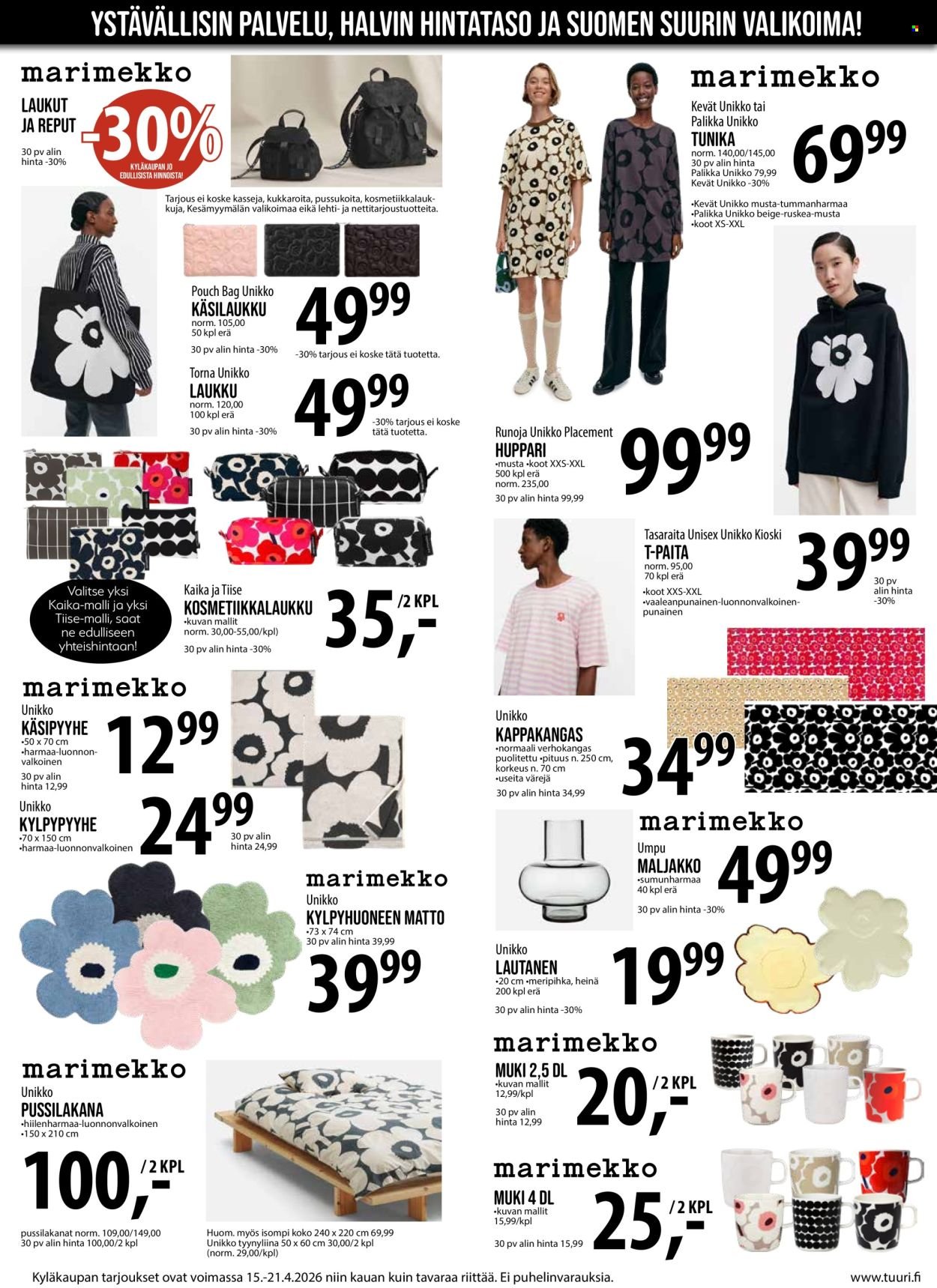 TUURI tarjoukset - Alkaen KE 15.4.2026