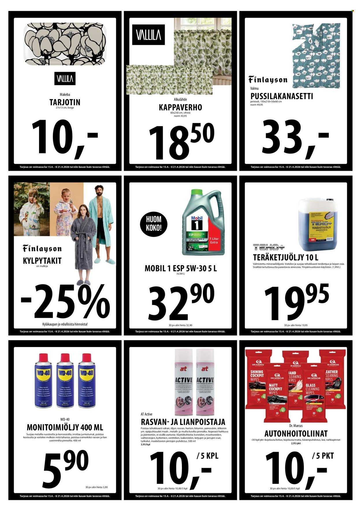 TUURI tarjoukset - Alkaen KE 15.4.2026