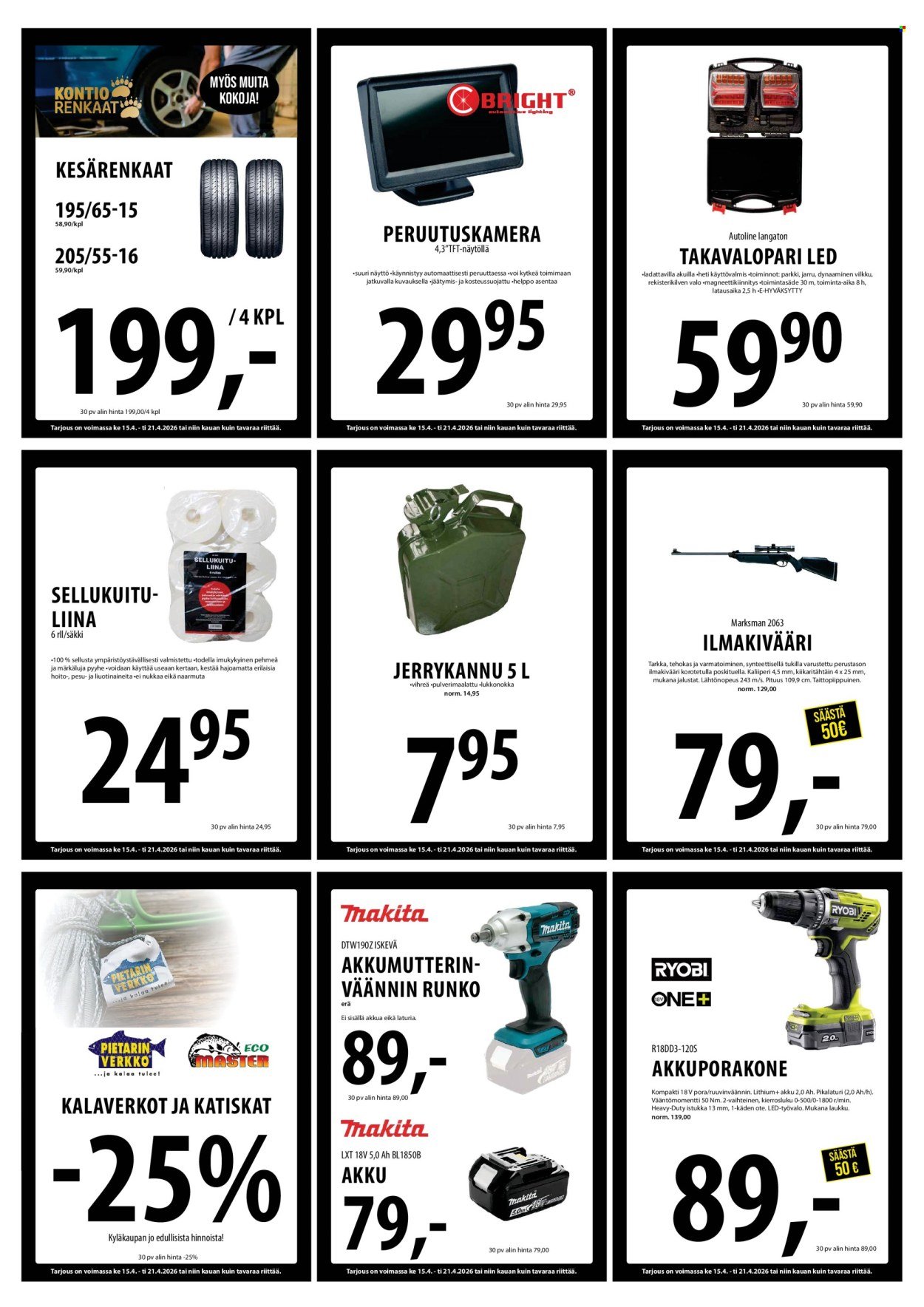 TUURI tarjoukset - Alkaen KE 15.4.2026