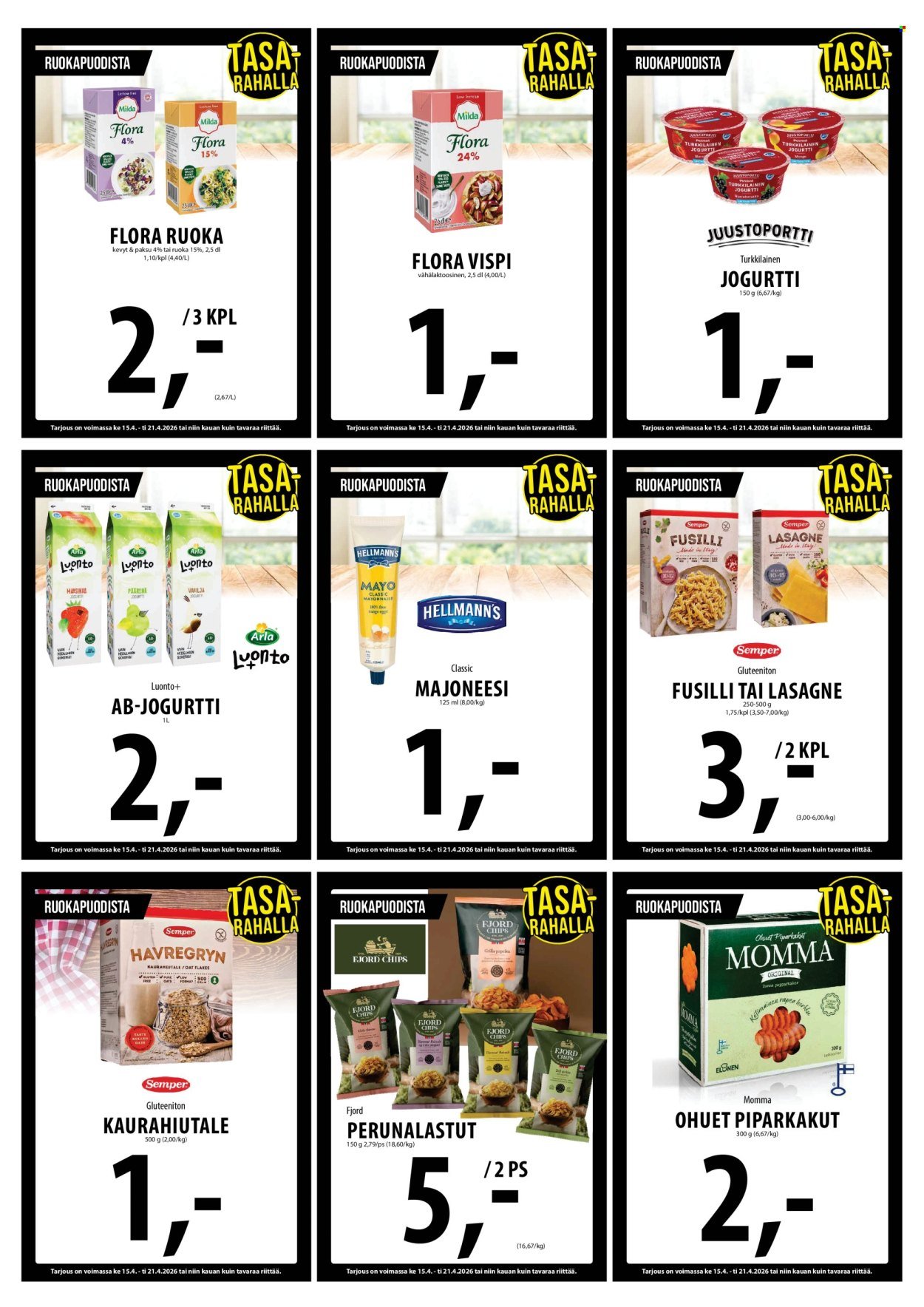 TUURI tarjoukset - Alkaen KE 15.4.2026