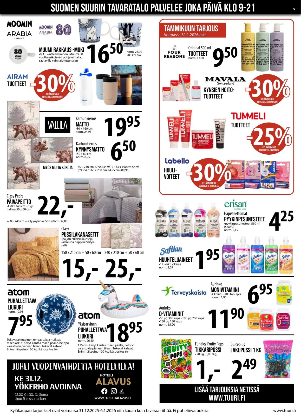 TUURI tarjoukset - Alkaen KE 31.12.2025