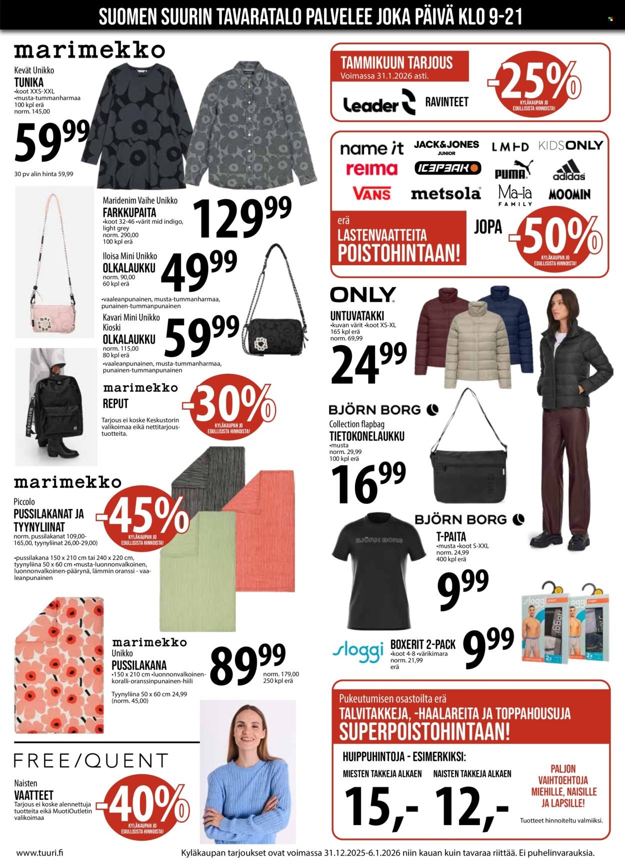 TUURI tarjoukset - Alkaen KE 31.12.2025