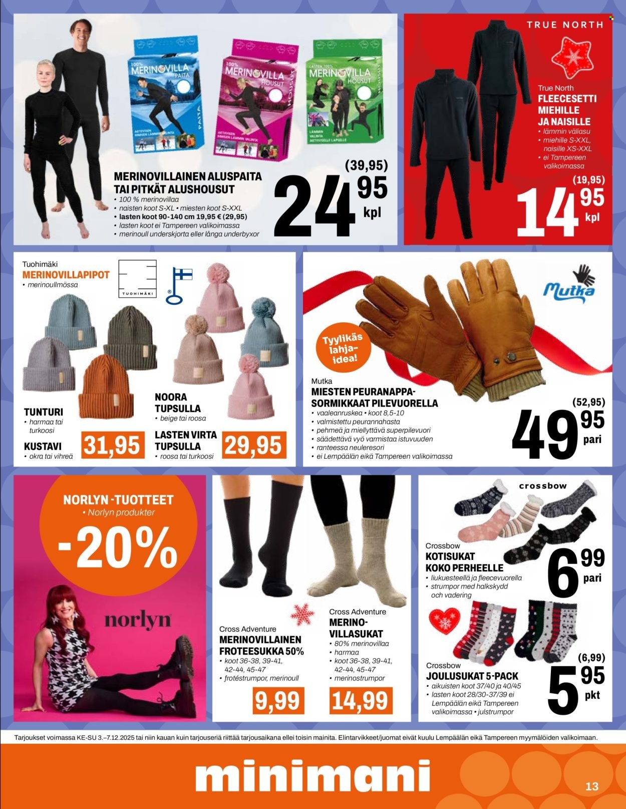 MINIMANI tarjoukset - Alkaen KE 3.12.2025