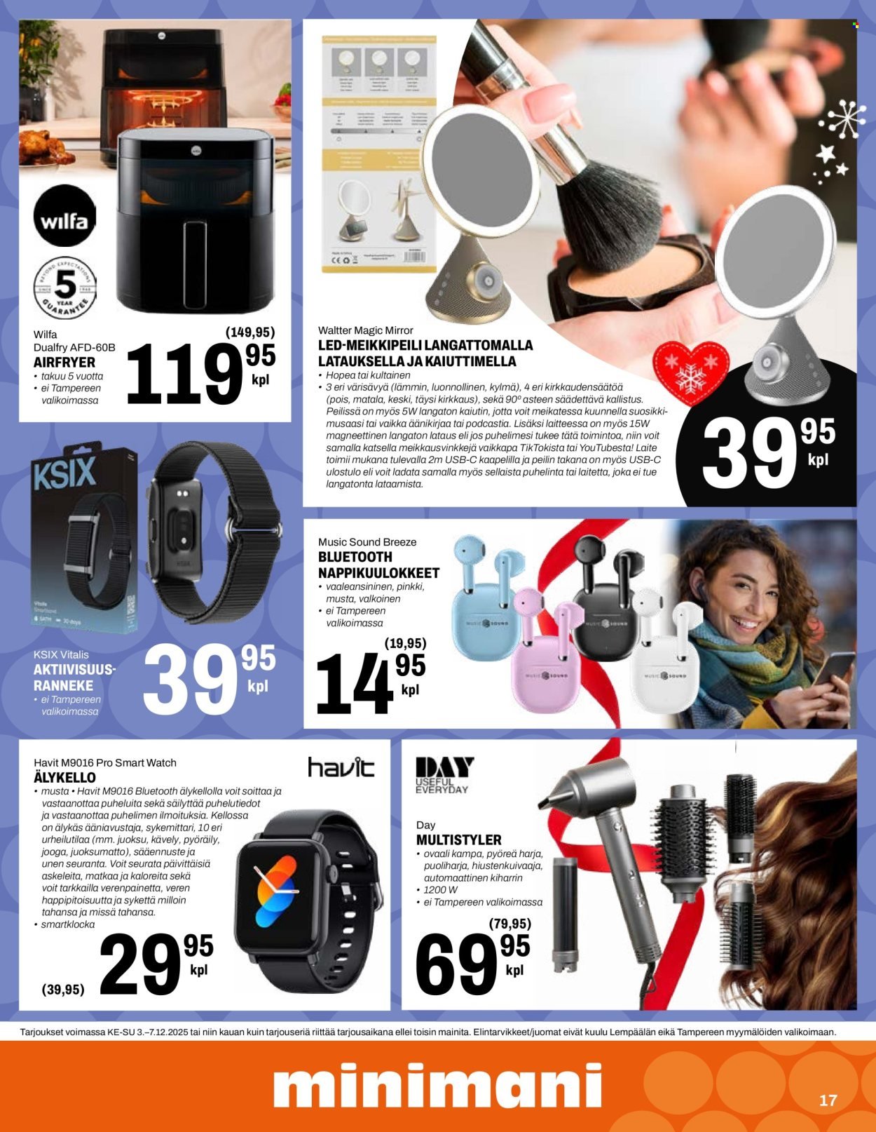 MINIMANI tarjoukset - Alkaen KE 3.12.2025