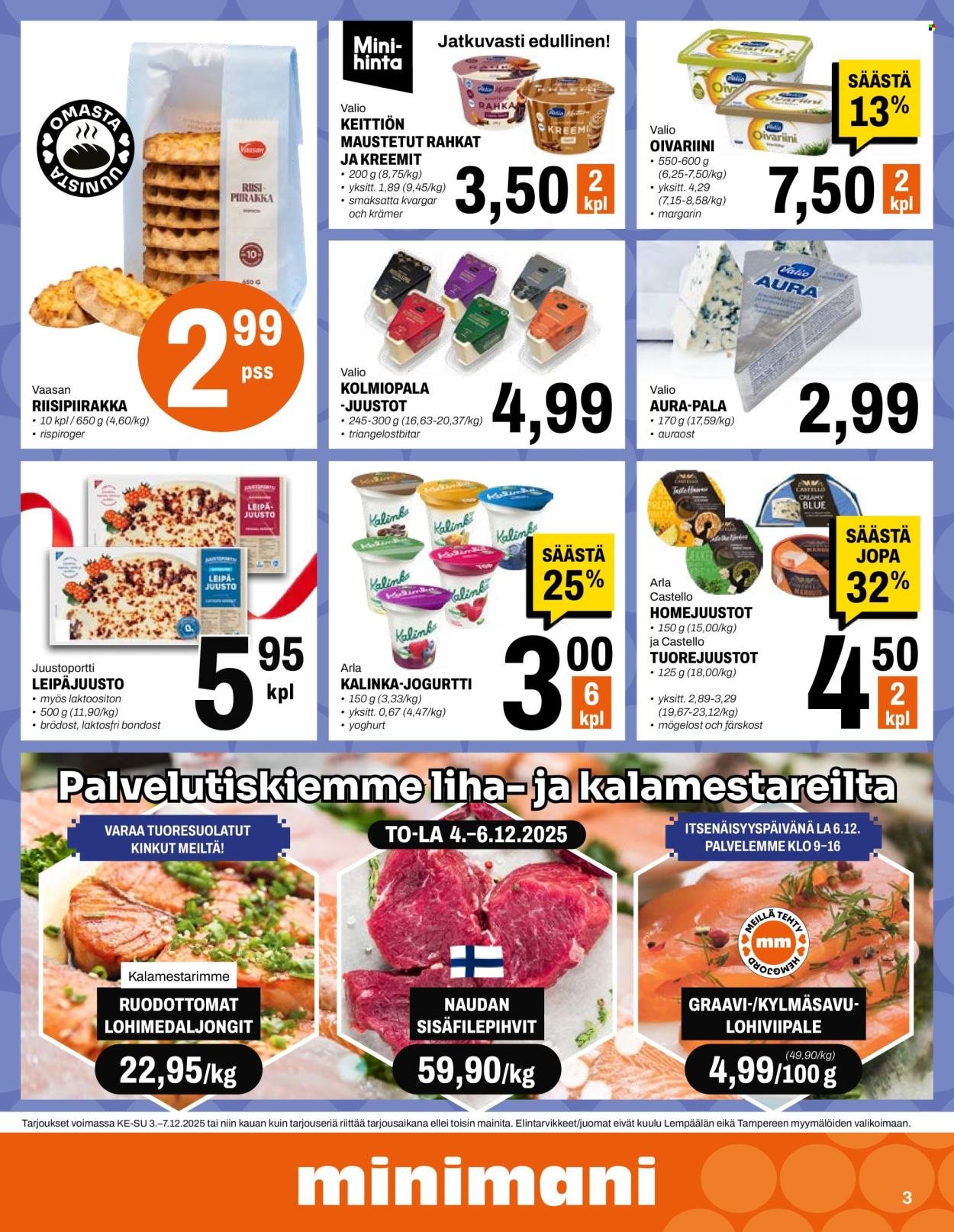 MINIMANI tarjoukset - Alkaen KE 3.12.2025