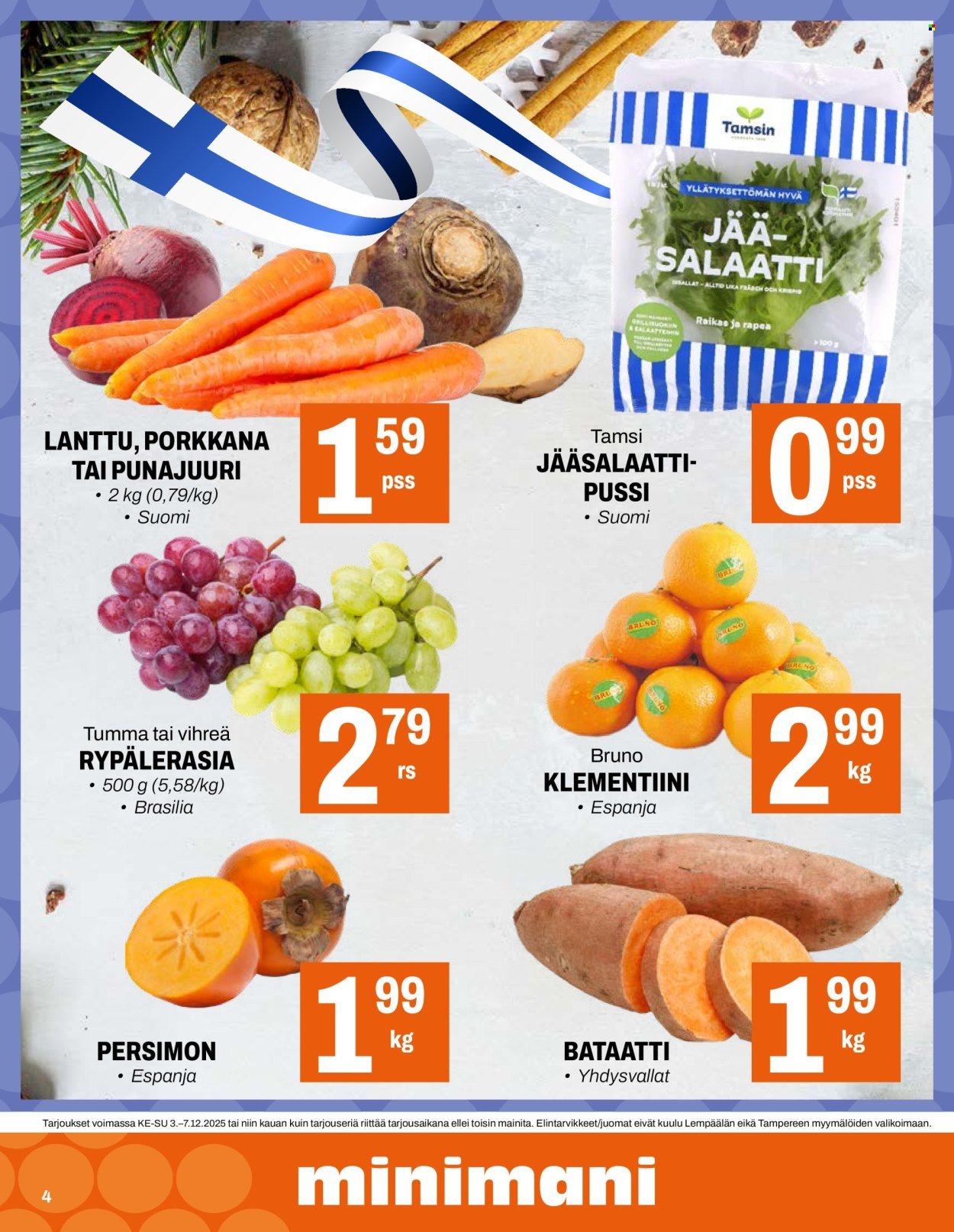 MINIMANI tarjoukset - Alkaen KE 3.12.2025