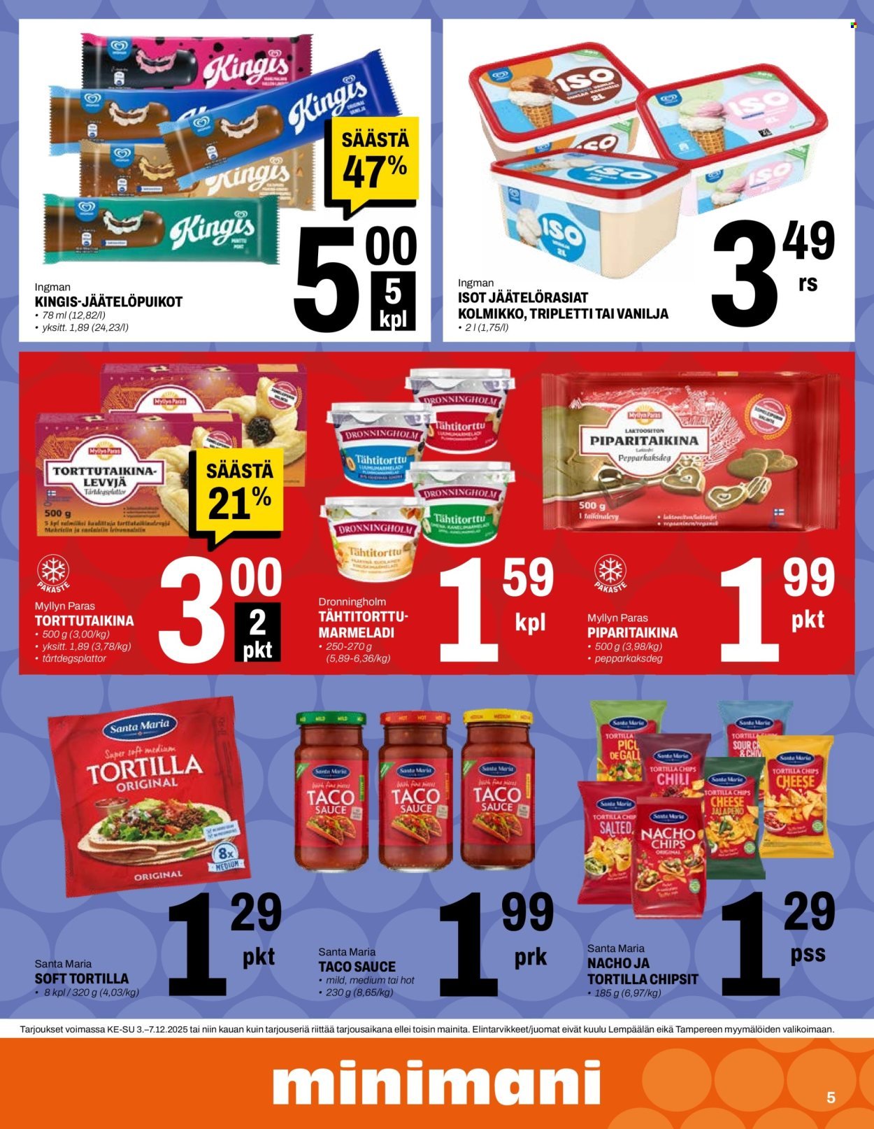 MINIMANI tarjoukset - Alkaen KE 3.12.2025