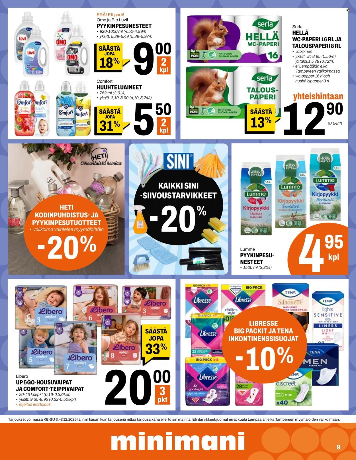 MINIMANI tarjoukset - Alkaen KE 3.12.2025