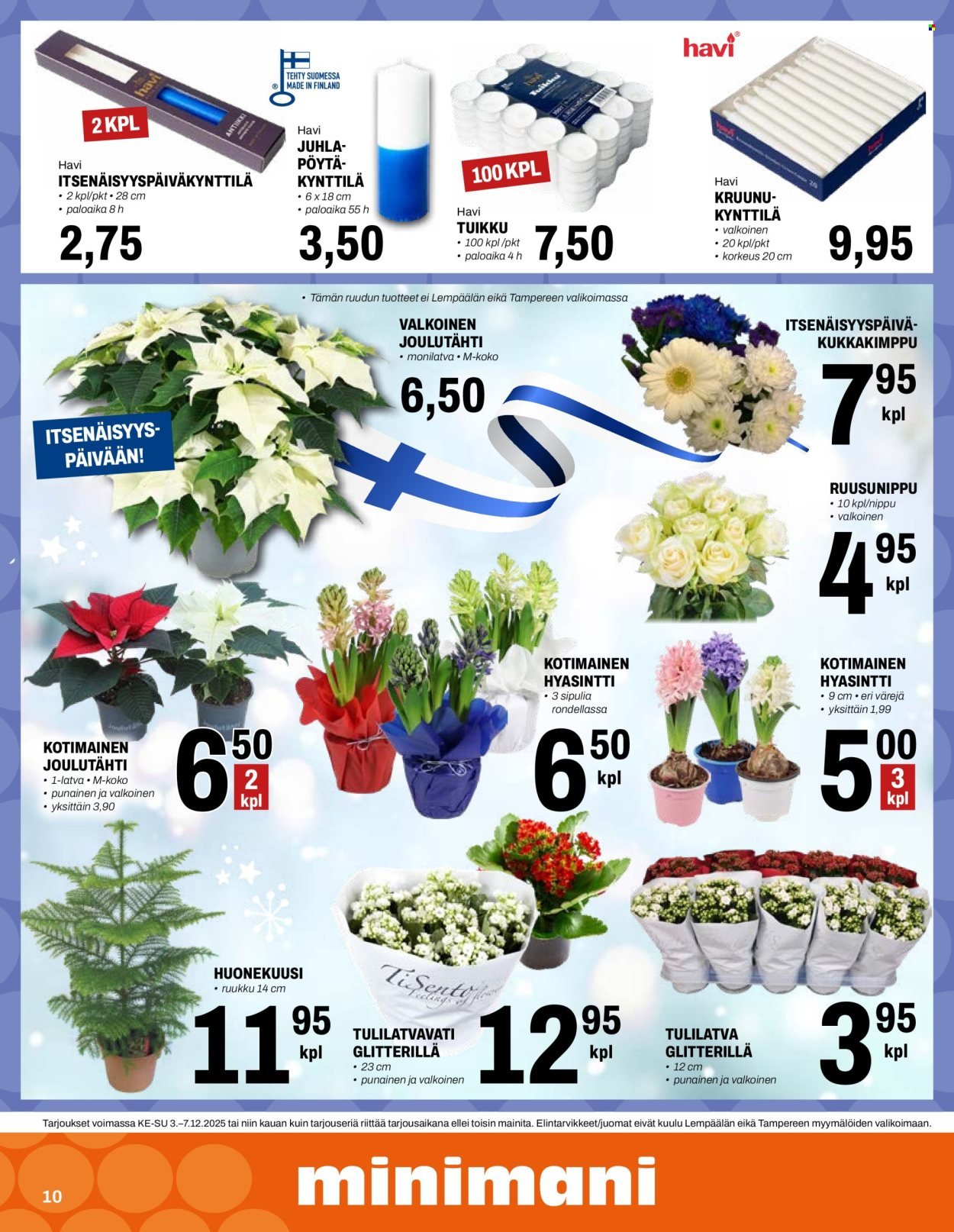 MINIMANI tarjoukset - Alkaen KE 3.12.2025