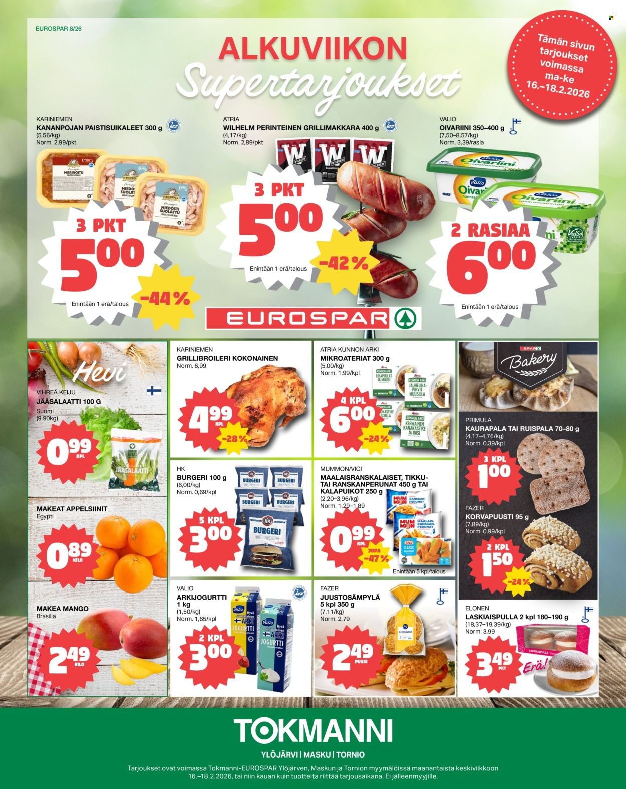 TOKMANNI tarjoukset - EUROSPAR