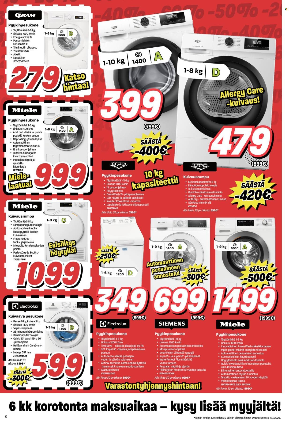 VEIKON KONE tarjoukset - Alkaen MA 16.3.2026