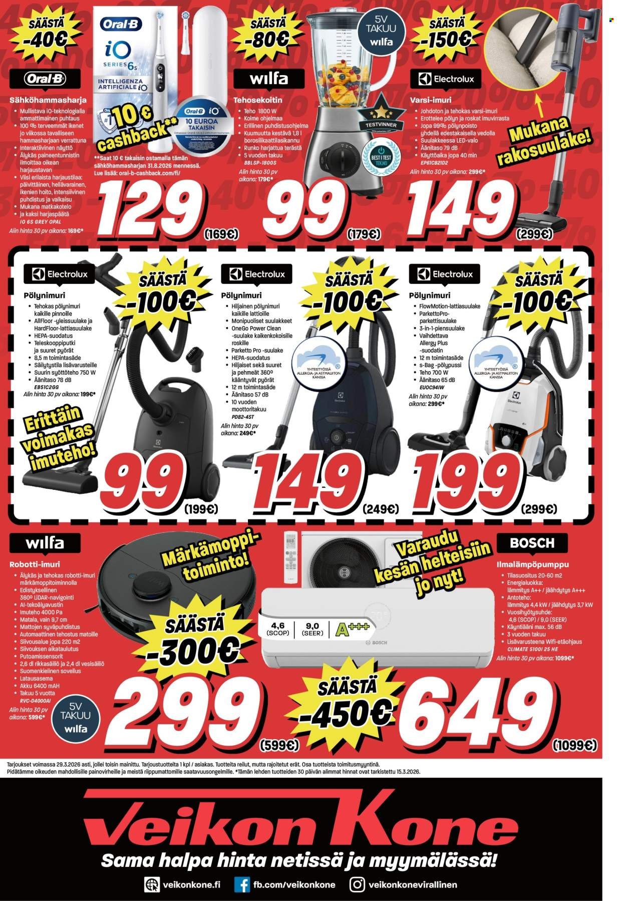 VEIKON KONE tarjoukset - Alkaen MA 16.3.2026