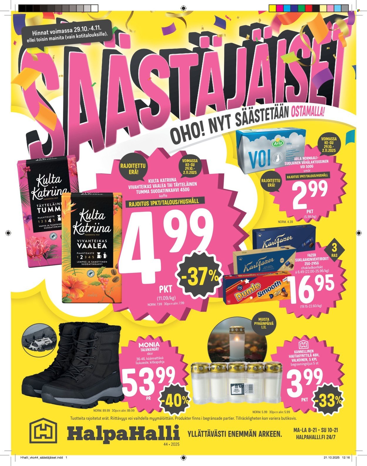 HALPAHALLI tarjoukset - Uusin tarjouslehtemme (2025-10-29 - 2025-11-04)