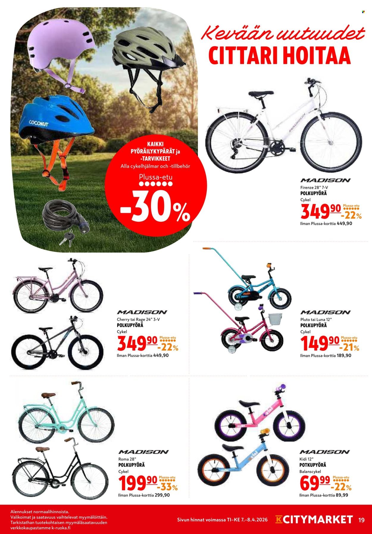 K-CITYMARKET tarjoukset - Alkaen TI 7.4.2026