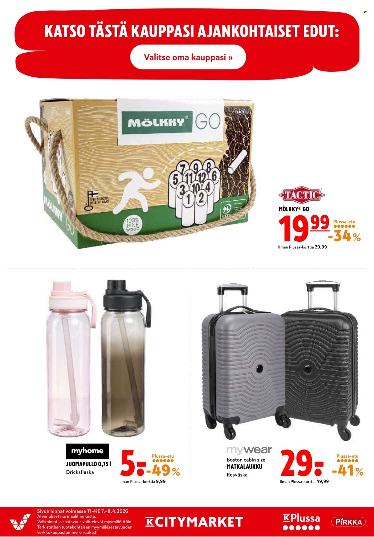 K-CITYMARKET tarjoukset - Alkaen TI 7.4.2026