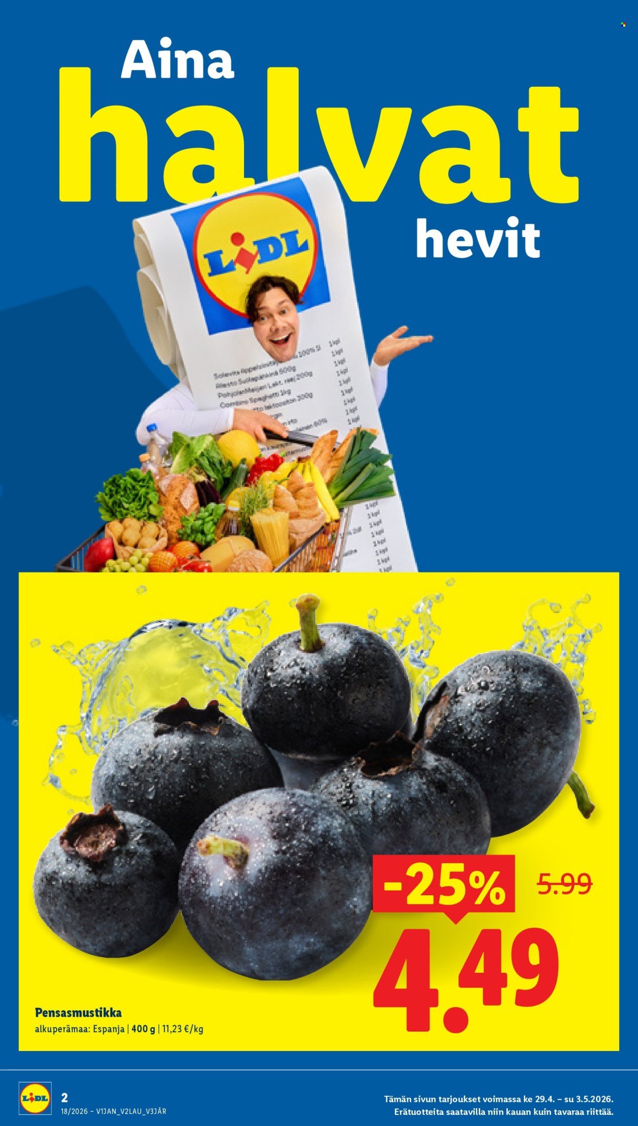 LIDL tarjoukset - Alkaen KE 29.4.2026