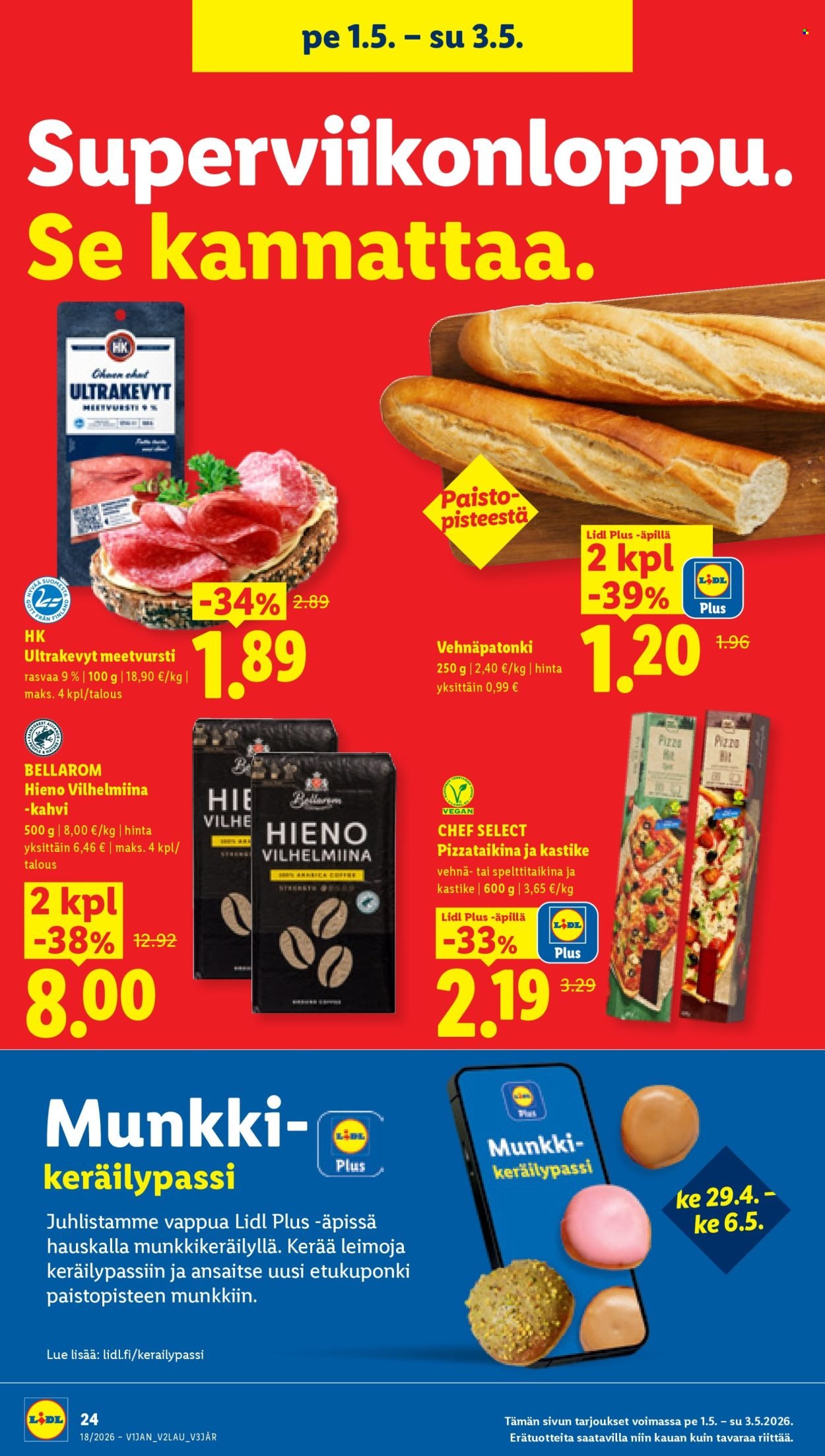 LIDL tarjoukset - Alkaen KE 29.4.2026