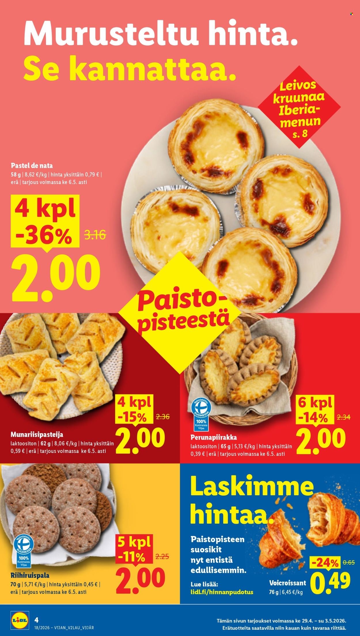 LIDL tarjoukset - Alkaen KE 29.4.2026