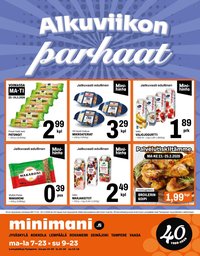 MINIMANI tarjoukset - Alkaen MA 23.2.2026