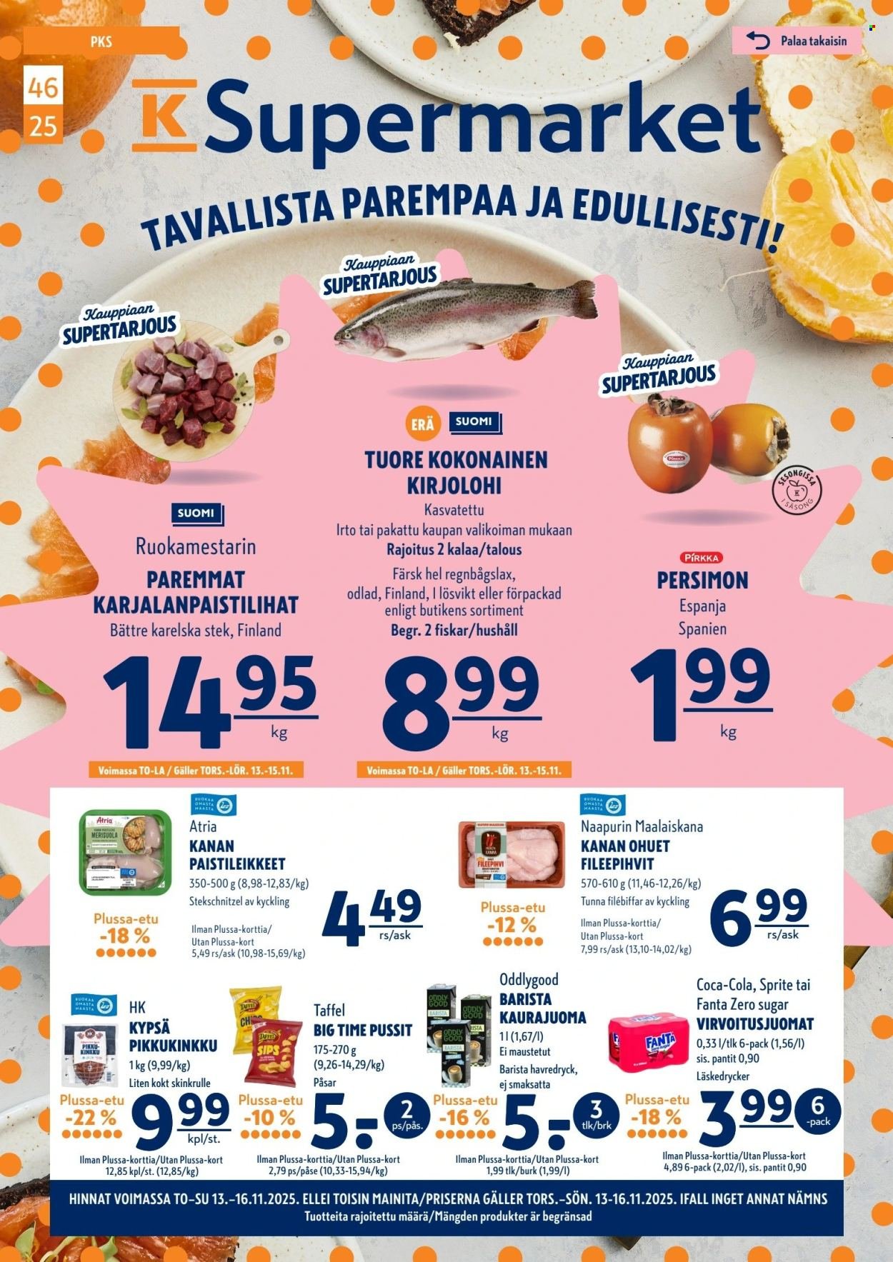 K-SUPERMARKET tarjoukset - Tavallista parempaa ja edullisesti (2025-11-13 - 2025-11-16)