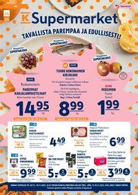K-SUPERMARKET tarjoukset - Tavallista parempaa ja edullisesti (2025-11-13 - 2025-11-16)