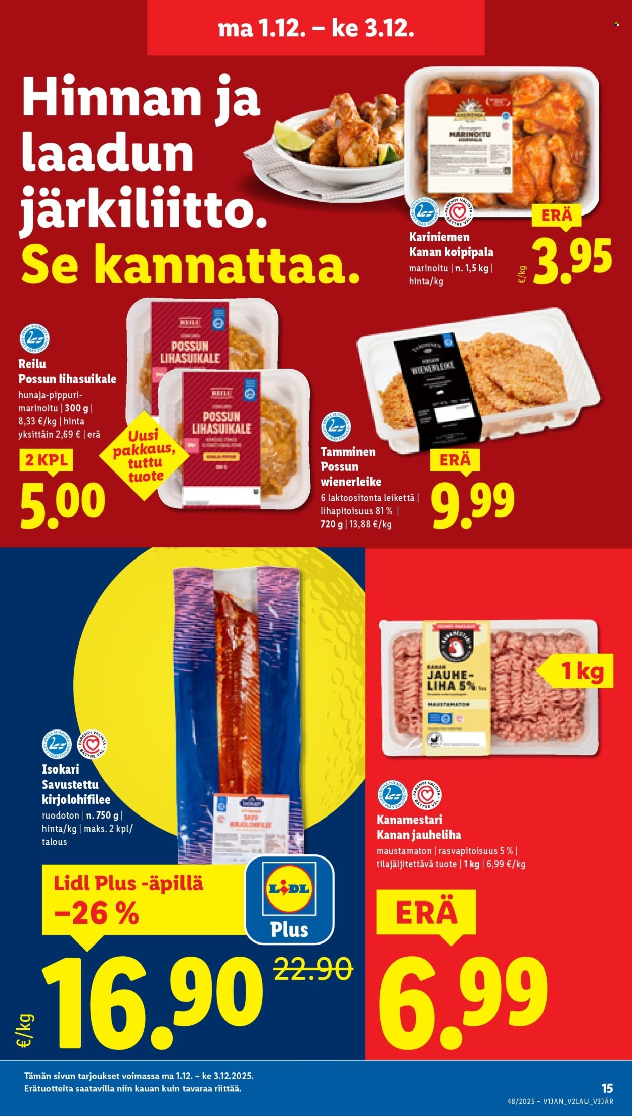 LIDL tarjoukset - Alkaen TO 27.11.2025