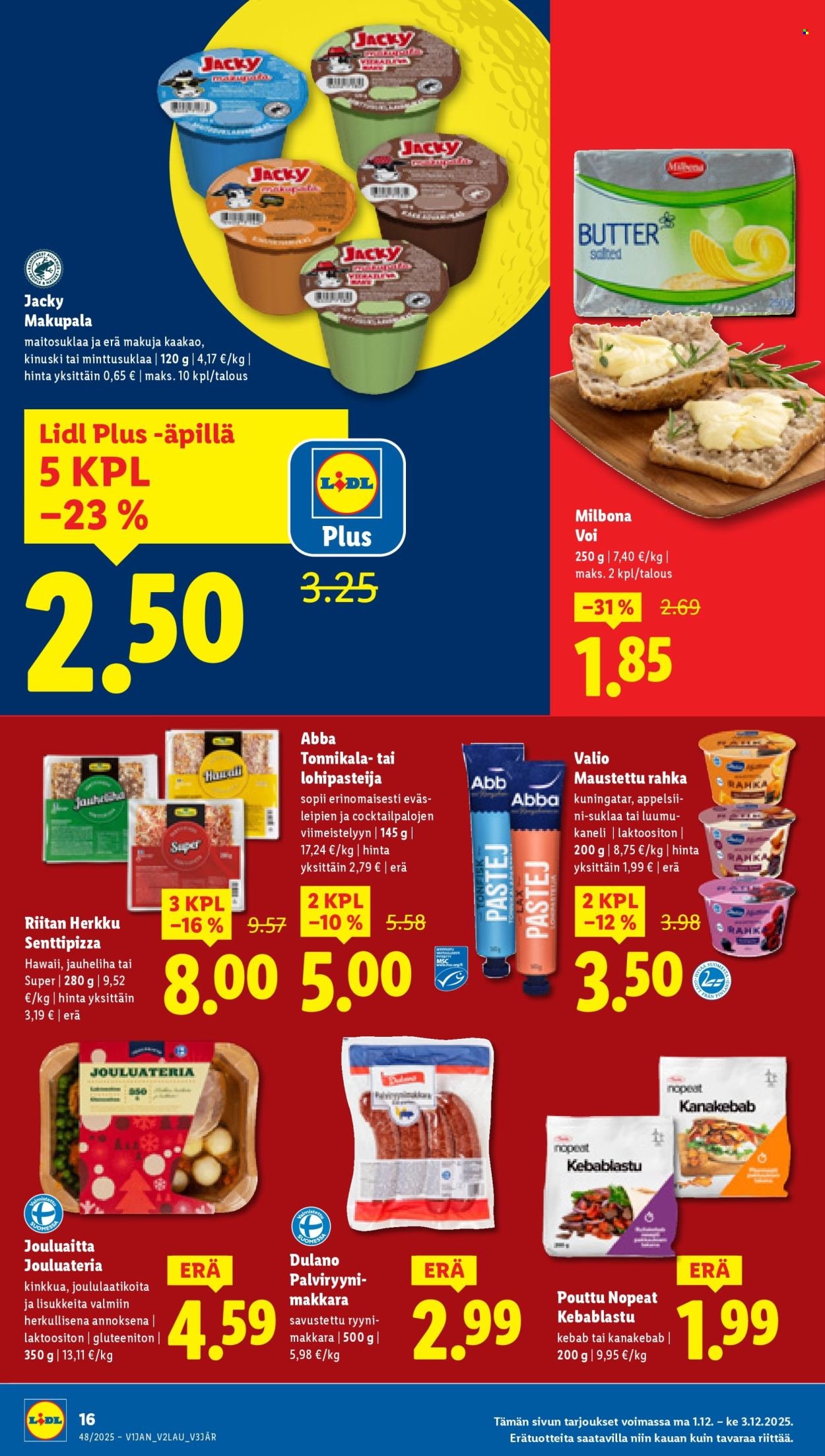 LIDL tarjoukset - Alkaen TO 27.11.2025