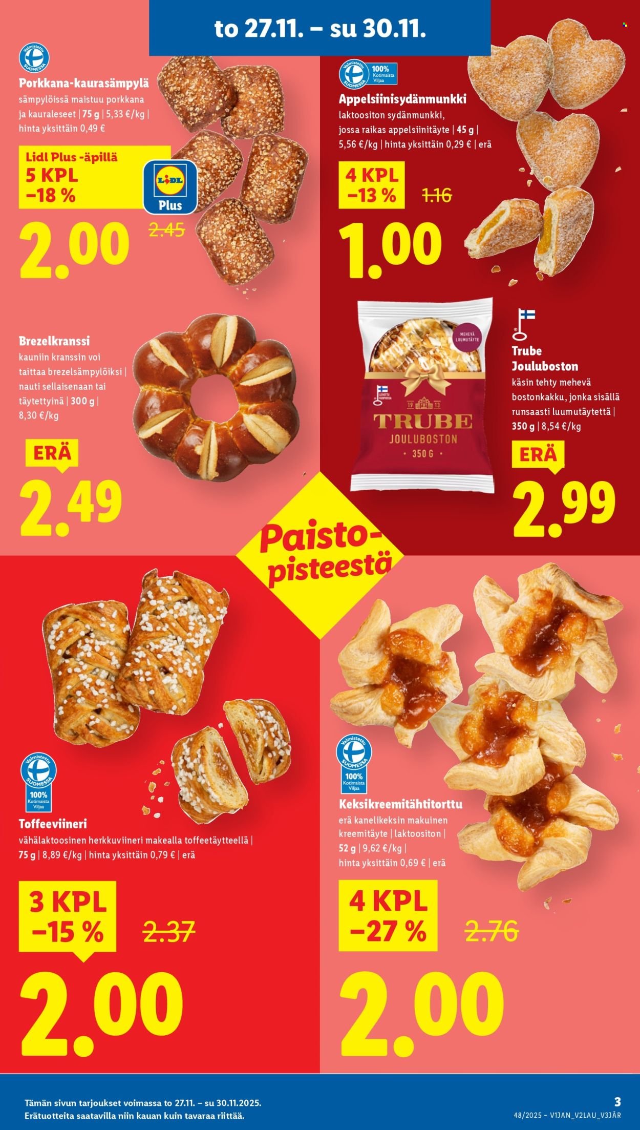 LIDL tarjoukset - Alkaen TO 27.11.2025