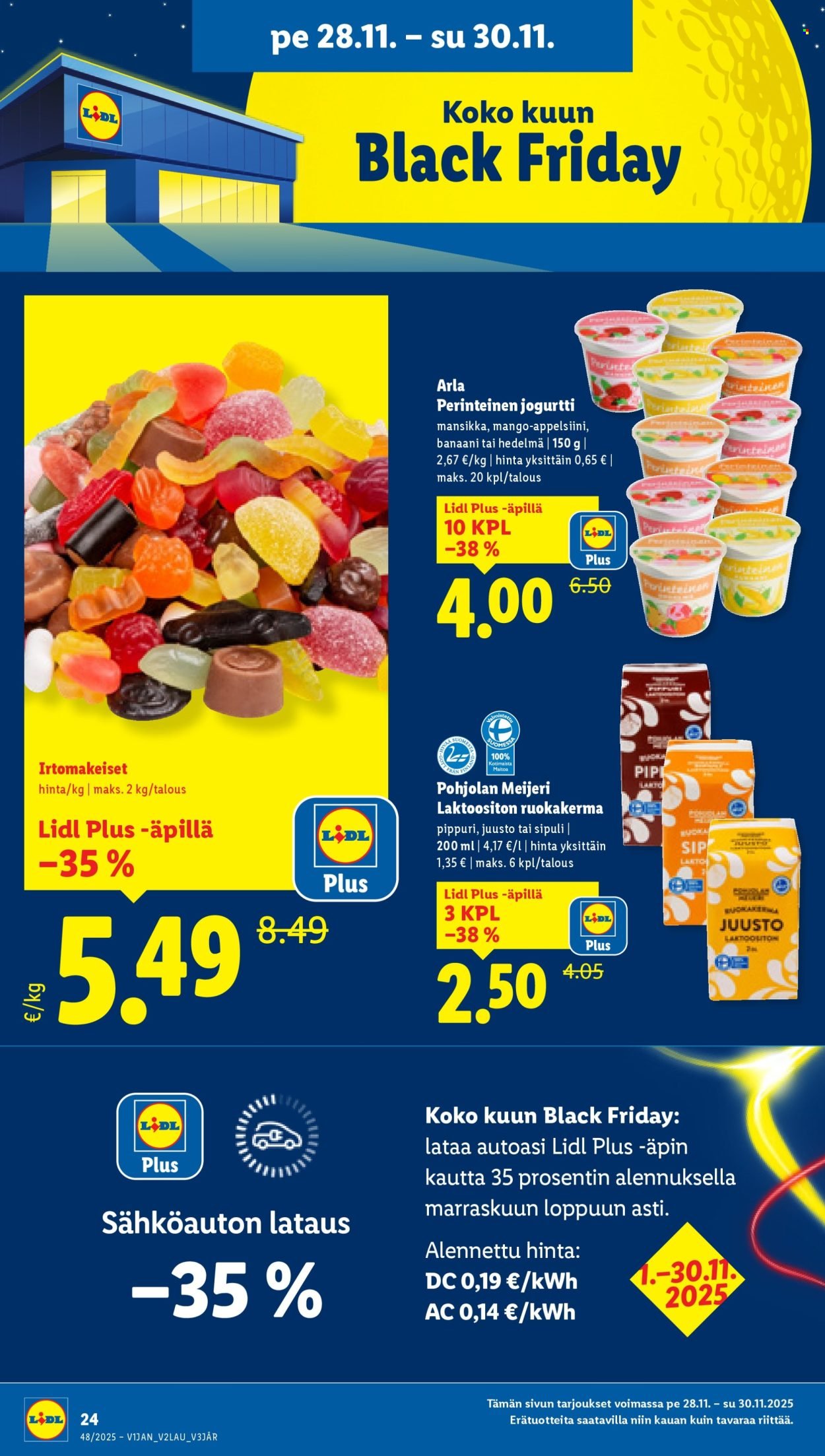 LIDL tarjoukset - Alkaen TO 27.11.2025