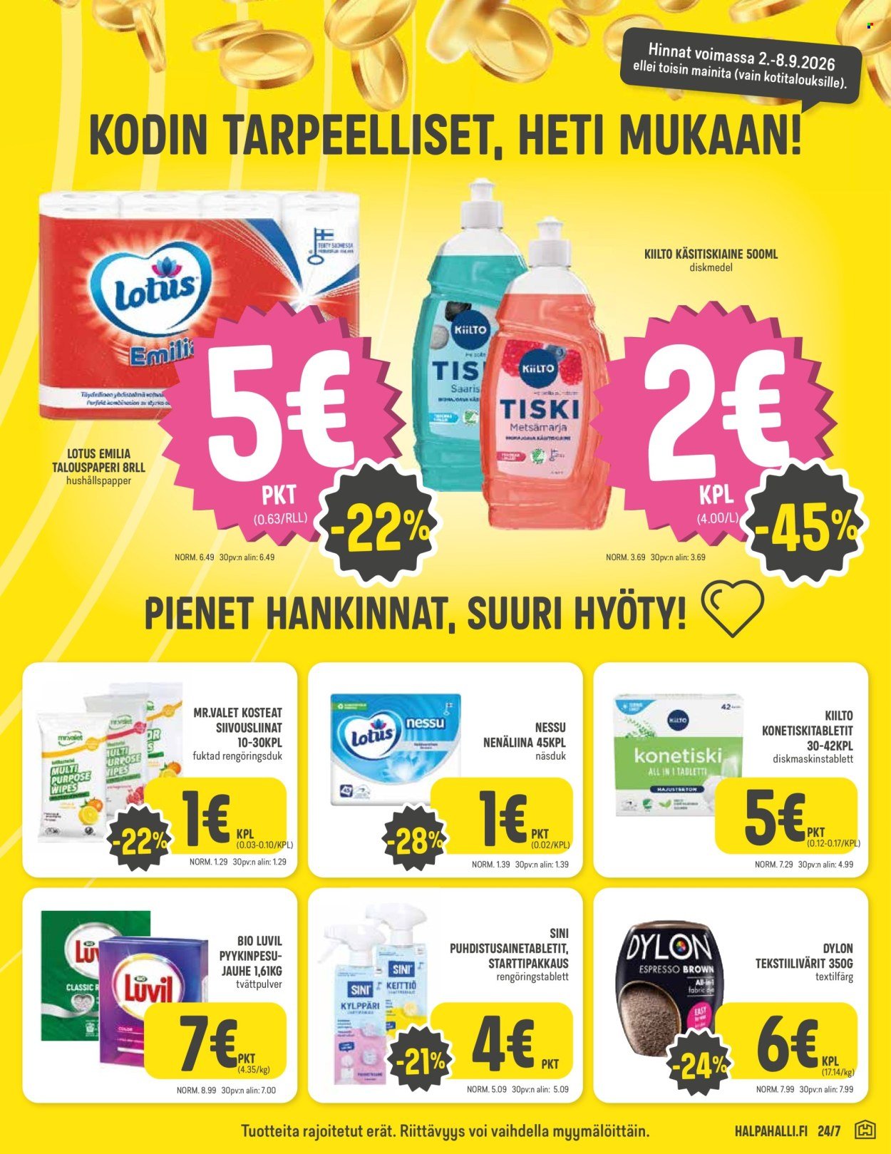 HALPAHALLI tarjoukset - Uusin tarjouslehtemme