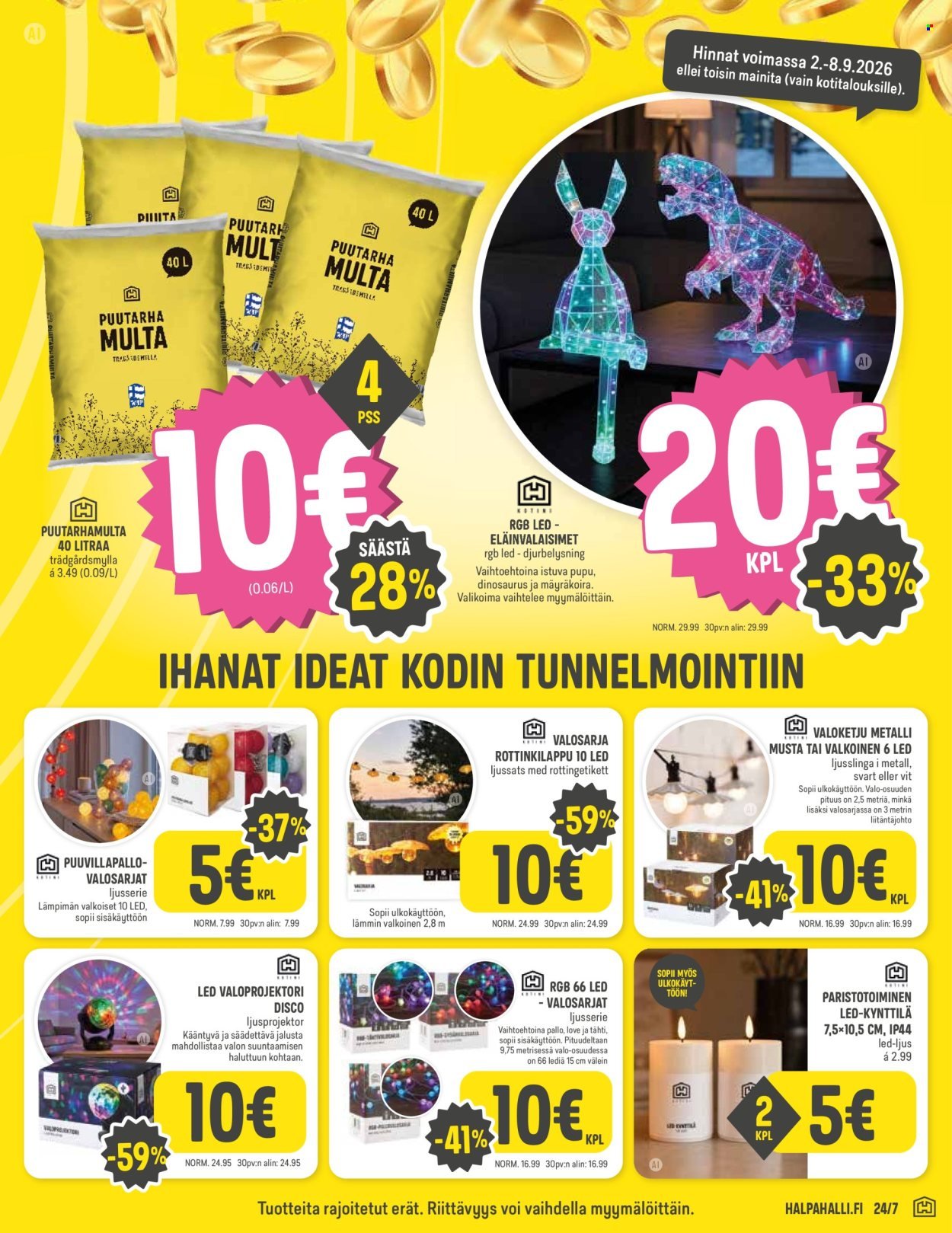 HALPAHALLI tarjoukset - Uusin tarjouslehtemme