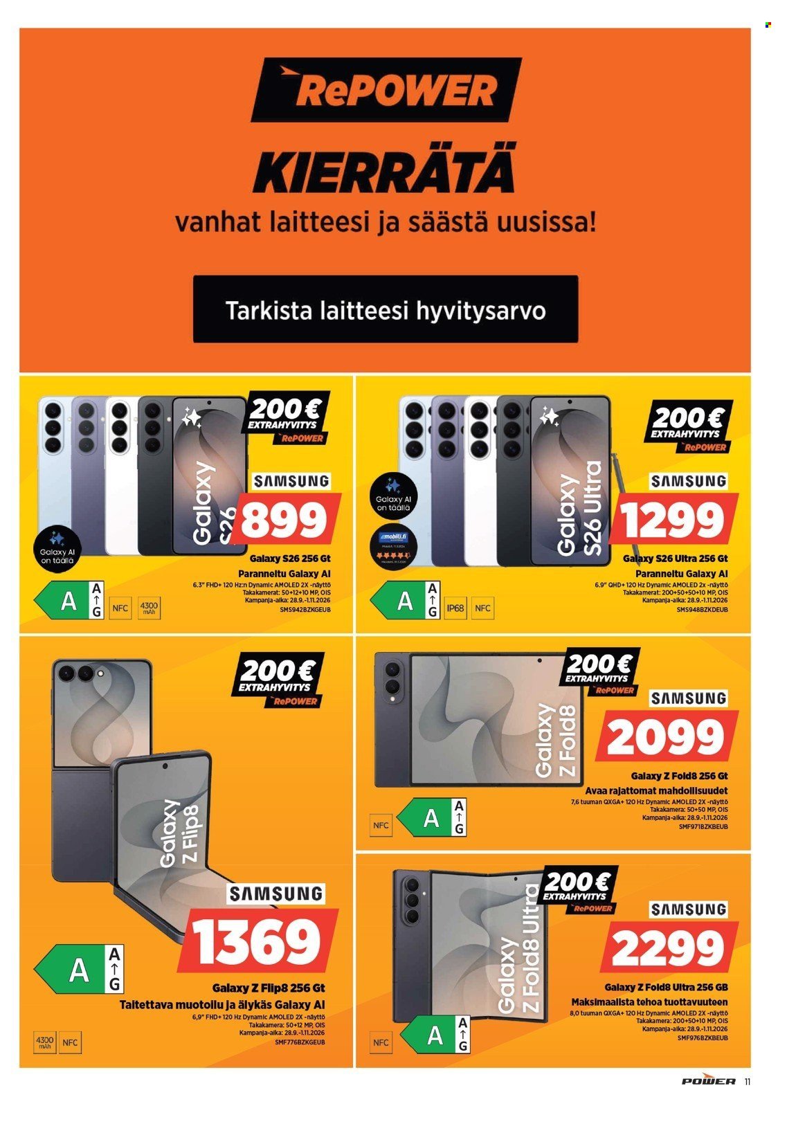 POWER tarjoukset - Lokakuu 2026