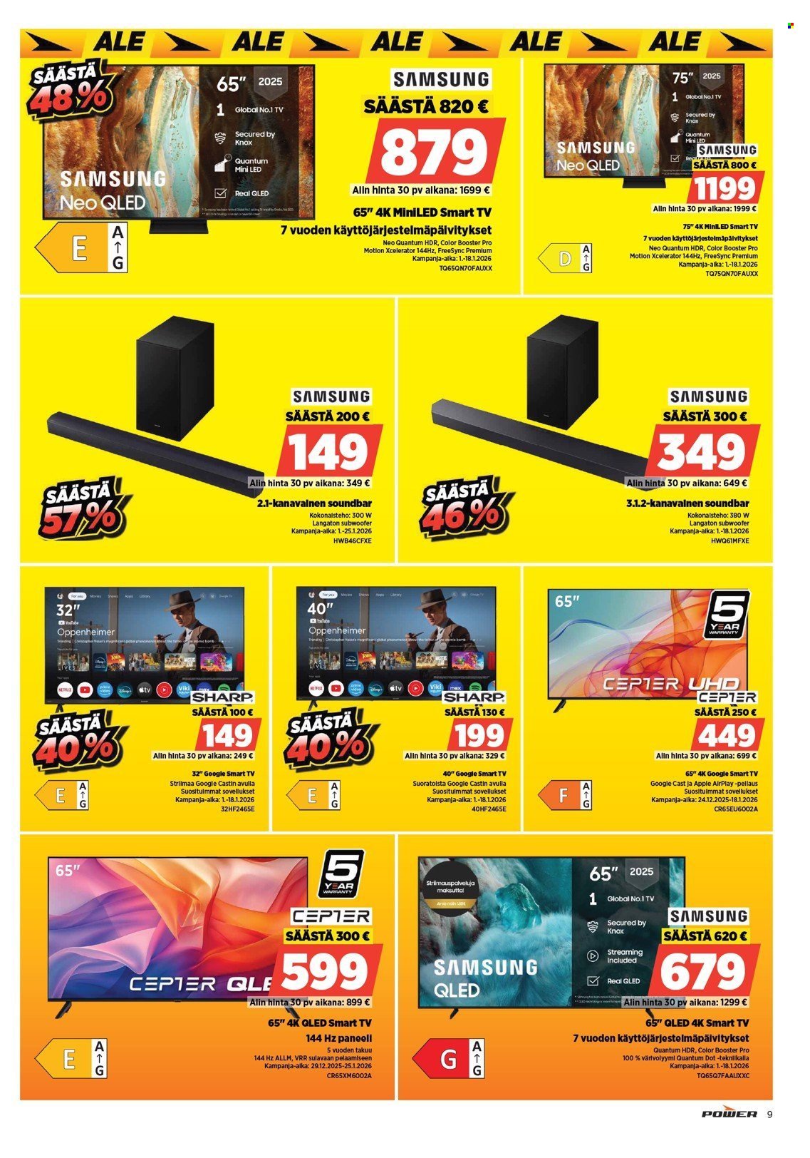 POWER tarjoukset - Tammikuu 2026