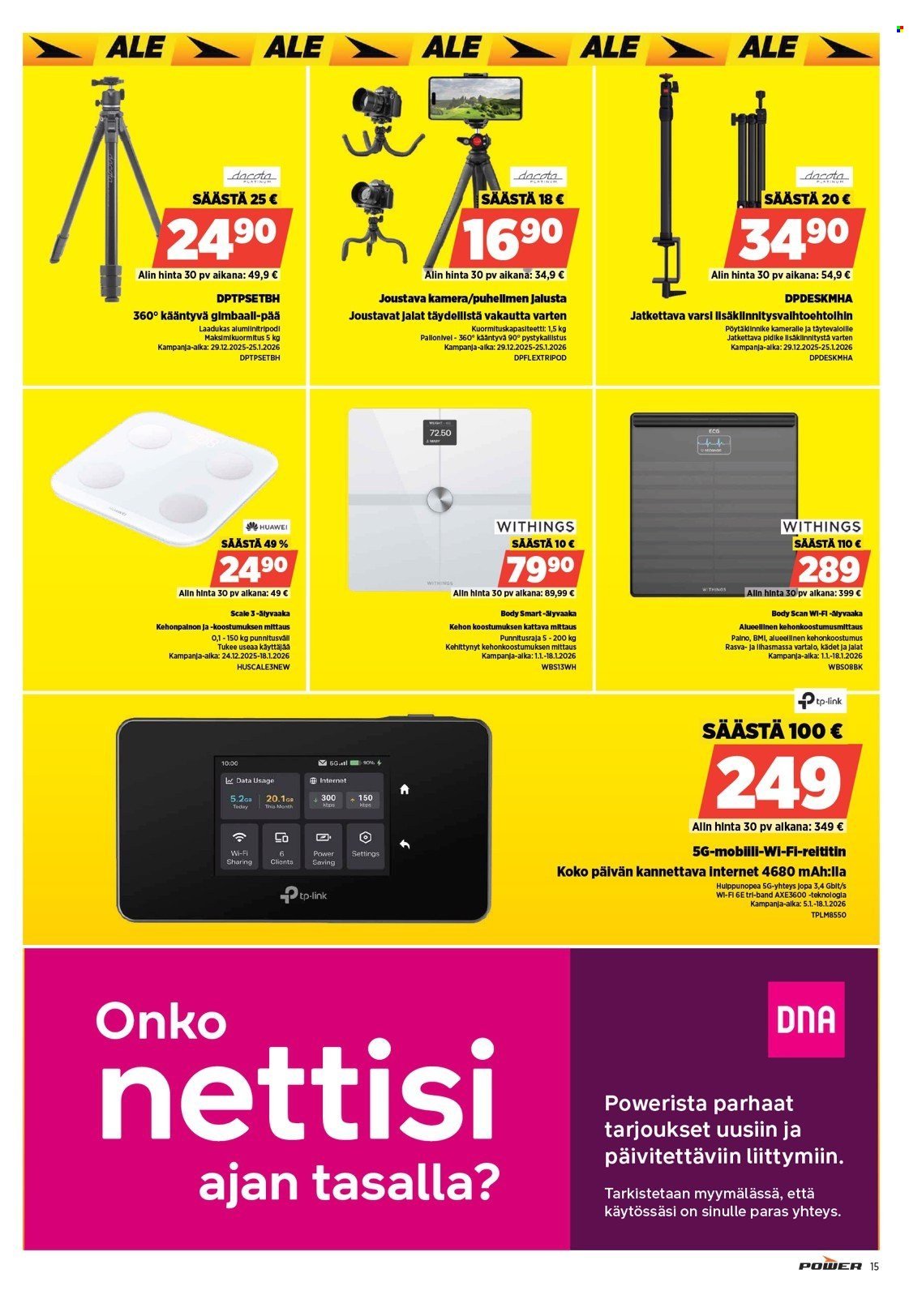 POWER tarjoukset - Tammikuu 2026