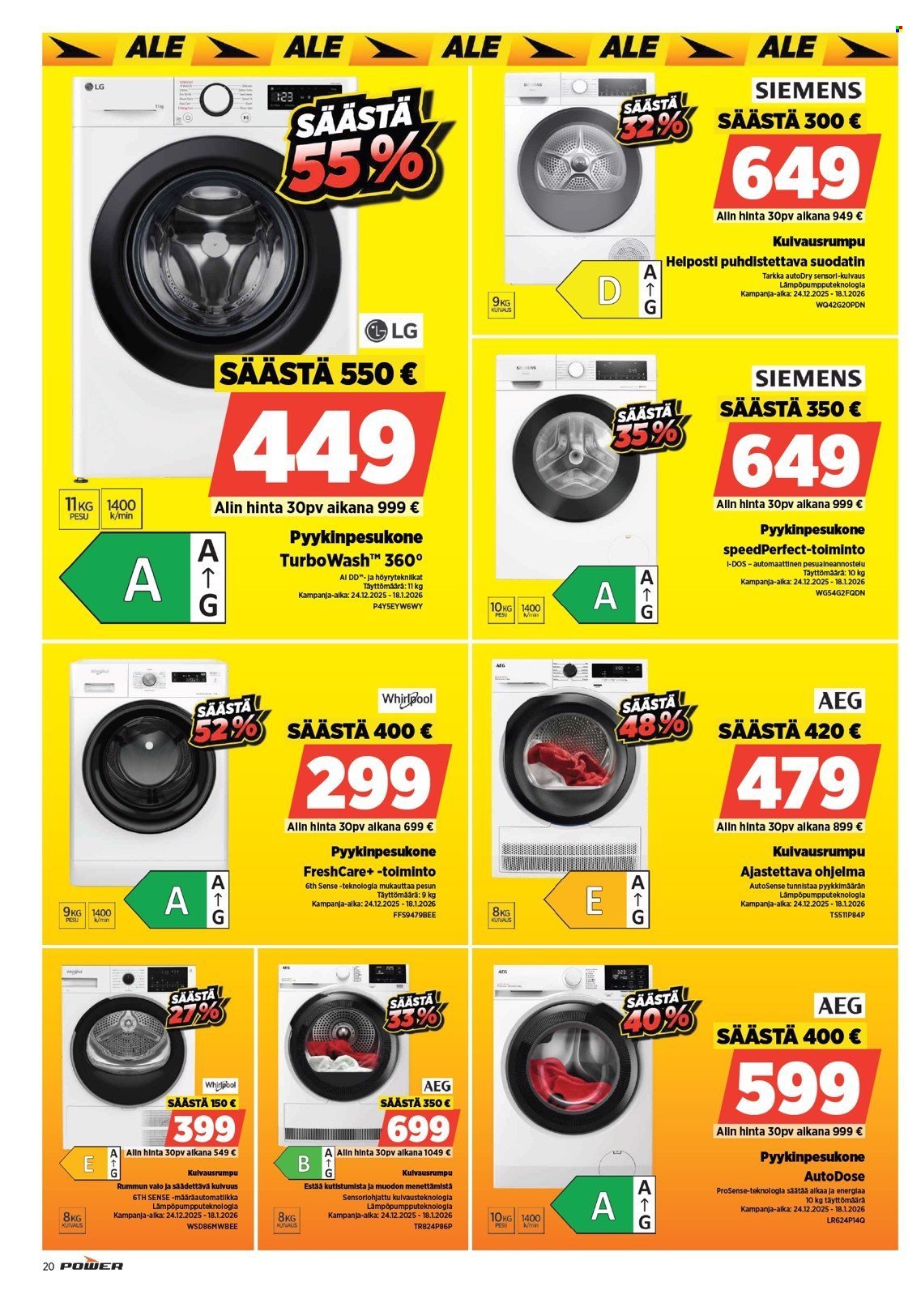 POWER tarjoukset - Tammikuu 2026