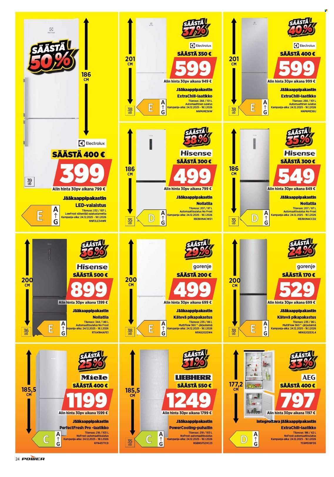 POWER tarjoukset - Tammikuu 2026