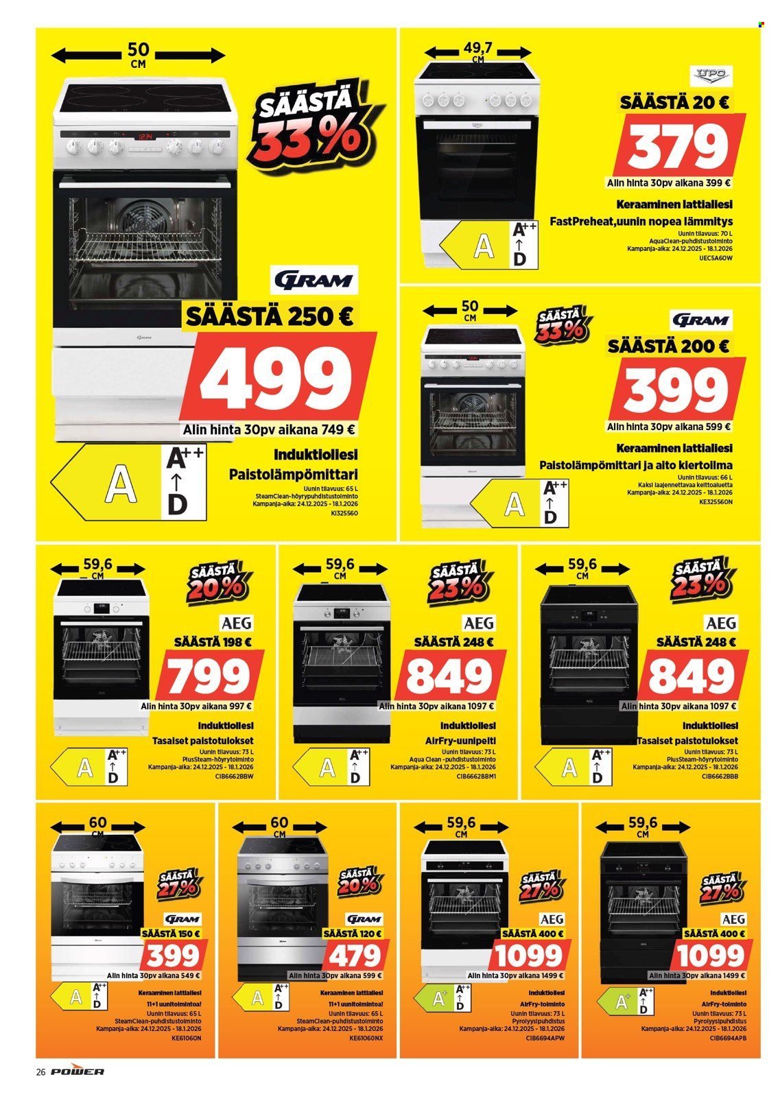 POWER tarjoukset - Tammikuu 2026