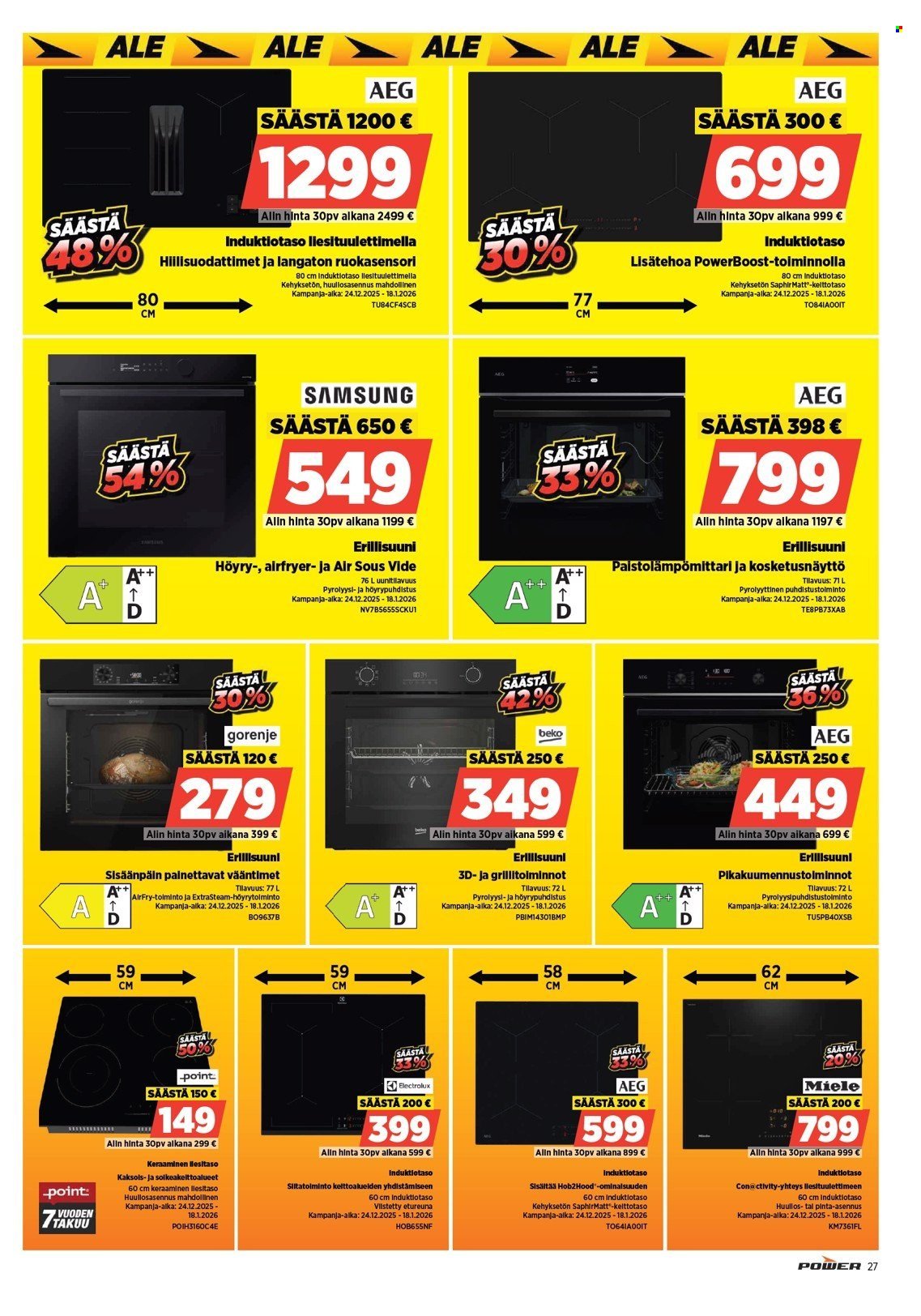 POWER tarjoukset - Tammikuu 2026
