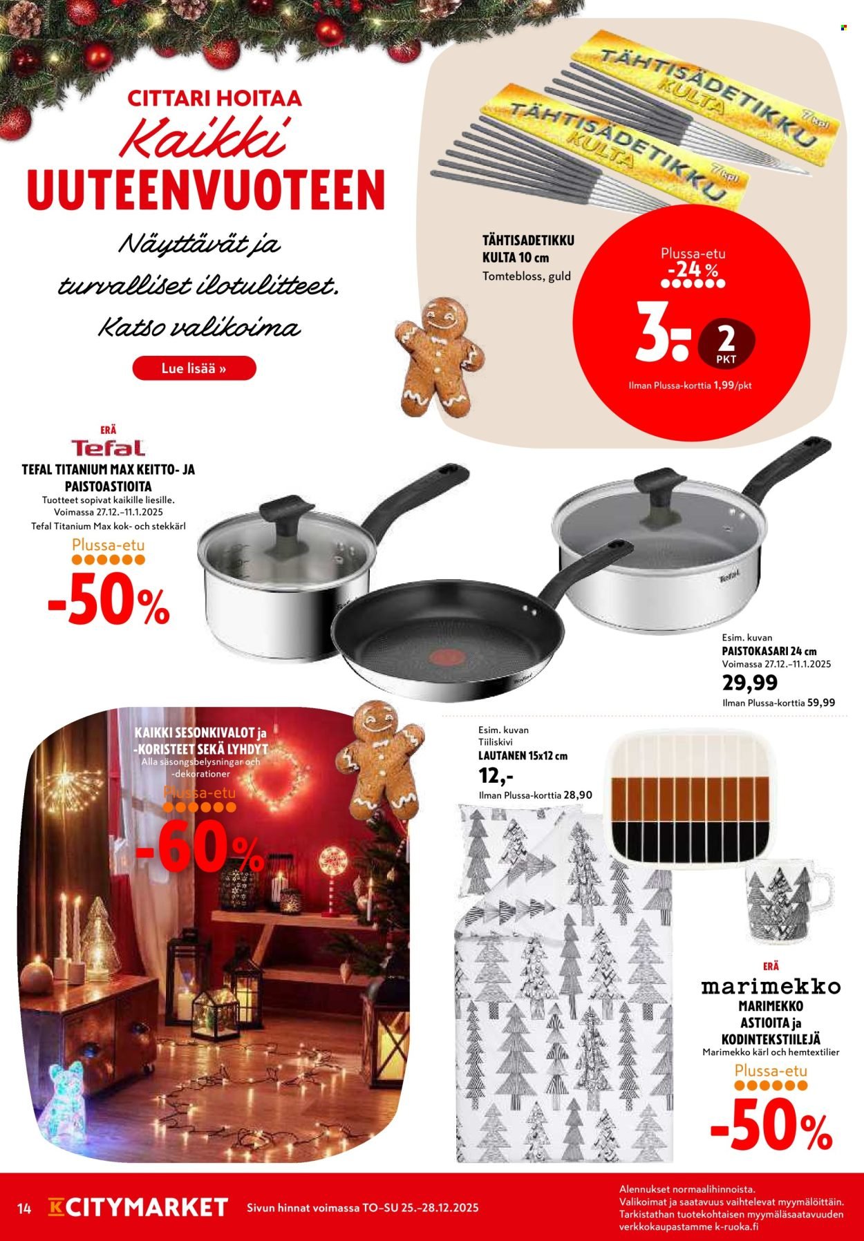 K-CITYMARKET tarjoukset - Alkaen TO 25.12.2025