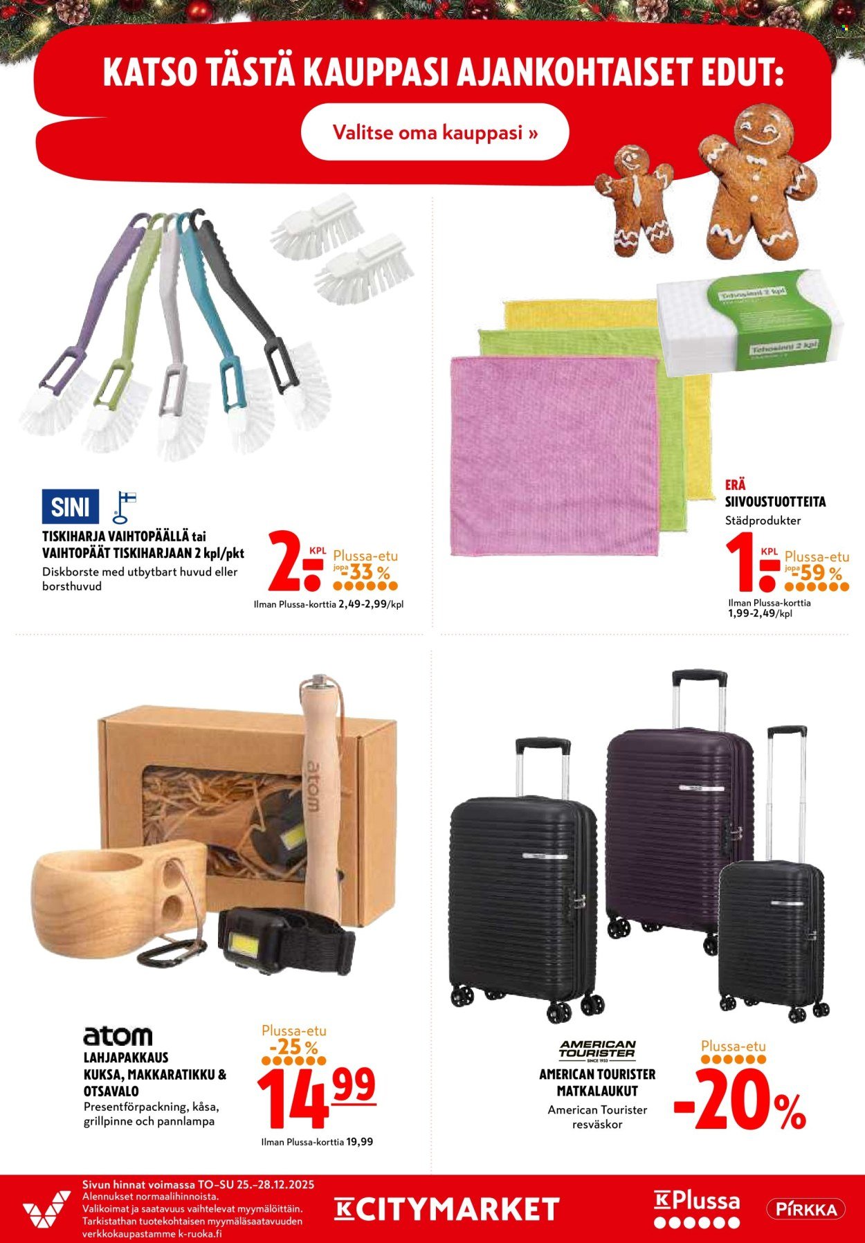 K-CITYMARKET tarjoukset - Alkaen TO 25.12.2025