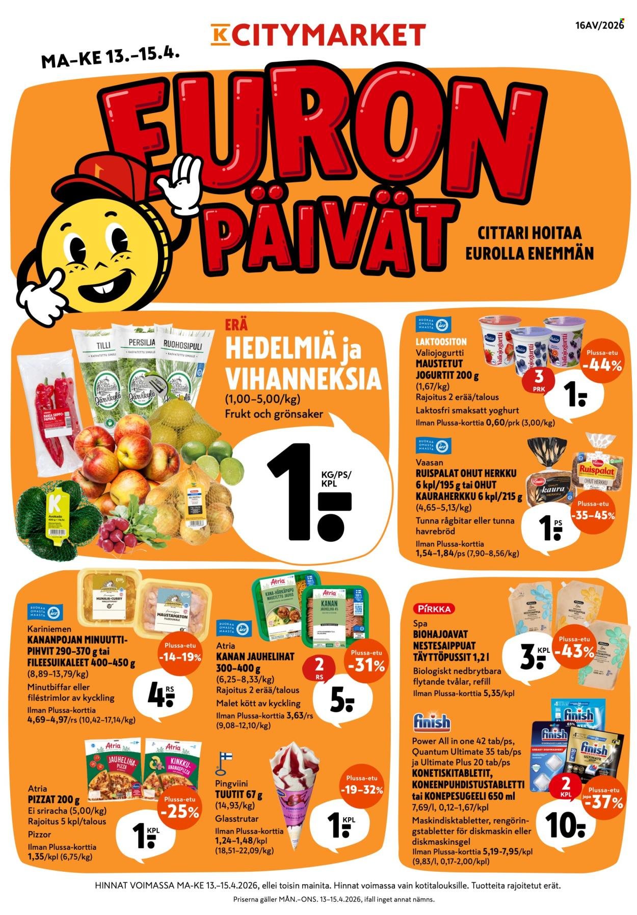 K-CITYMARKET tarjoukset - Alkaen MA 13.4.2026