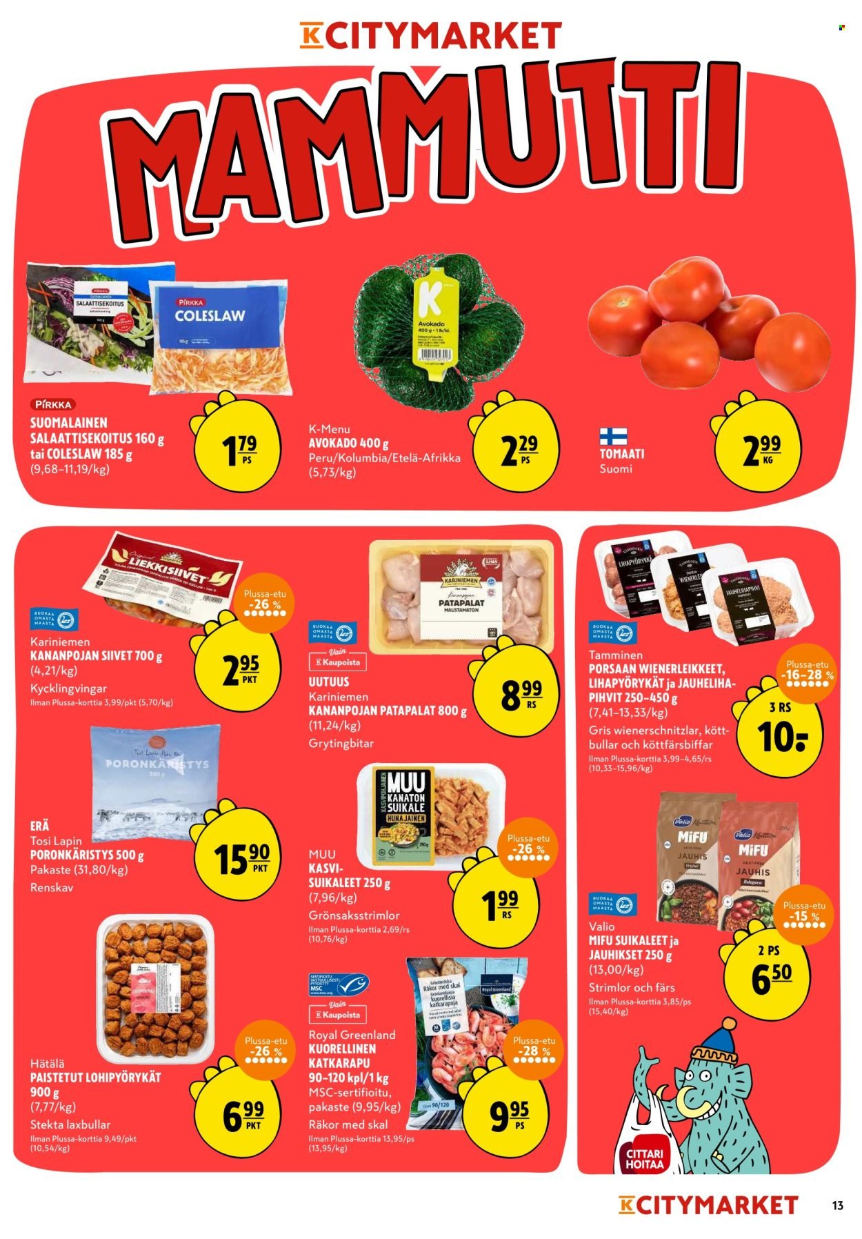 K-CITYMARKET tarjoukset - Alkaen TO 16.10.2025 (2025-10-16 - 2025-10-19)