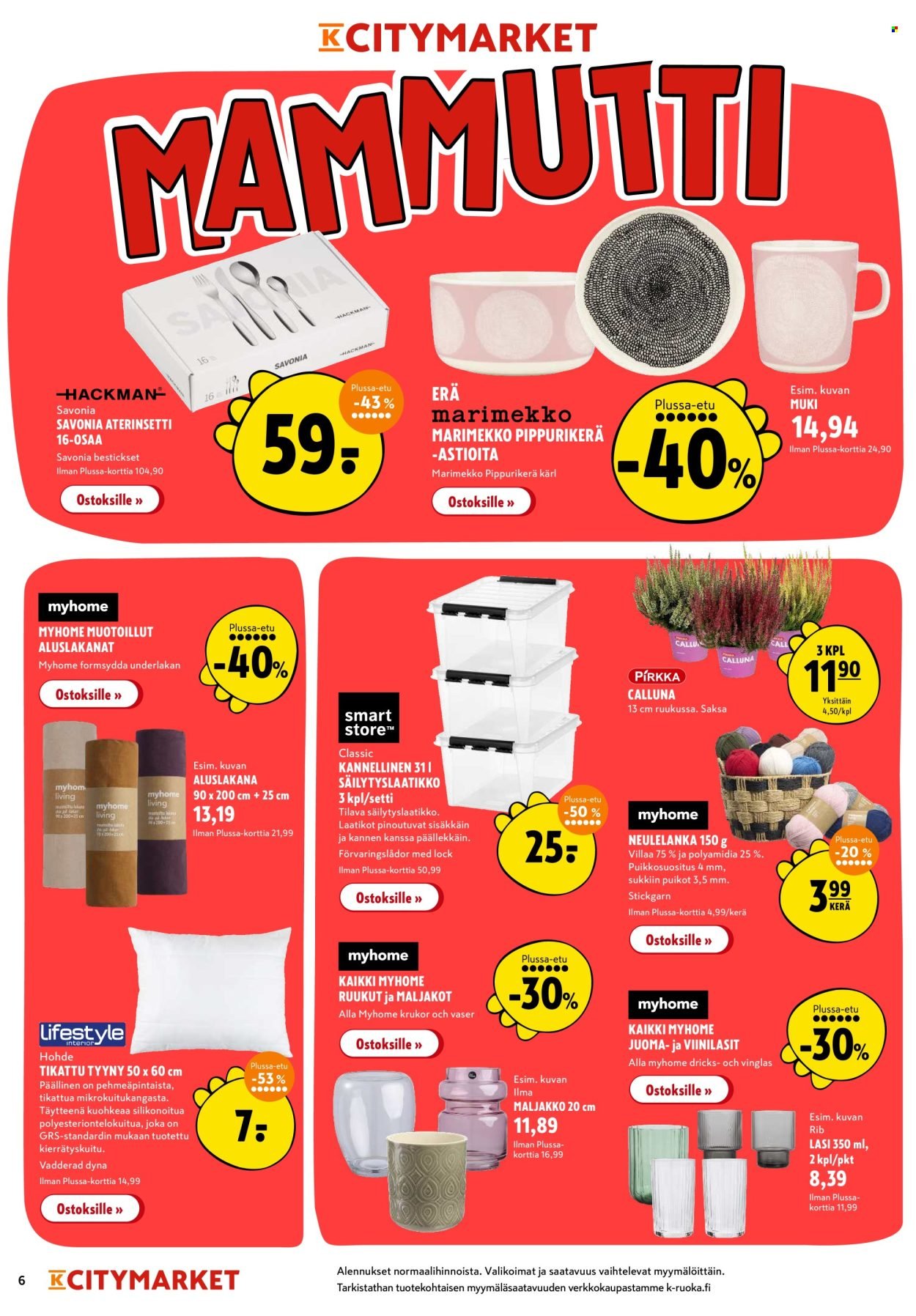K-CITYMARKET tarjoukset - Alkaen TO 16.10.2025 (2025-10-16 - 2025-10-19)