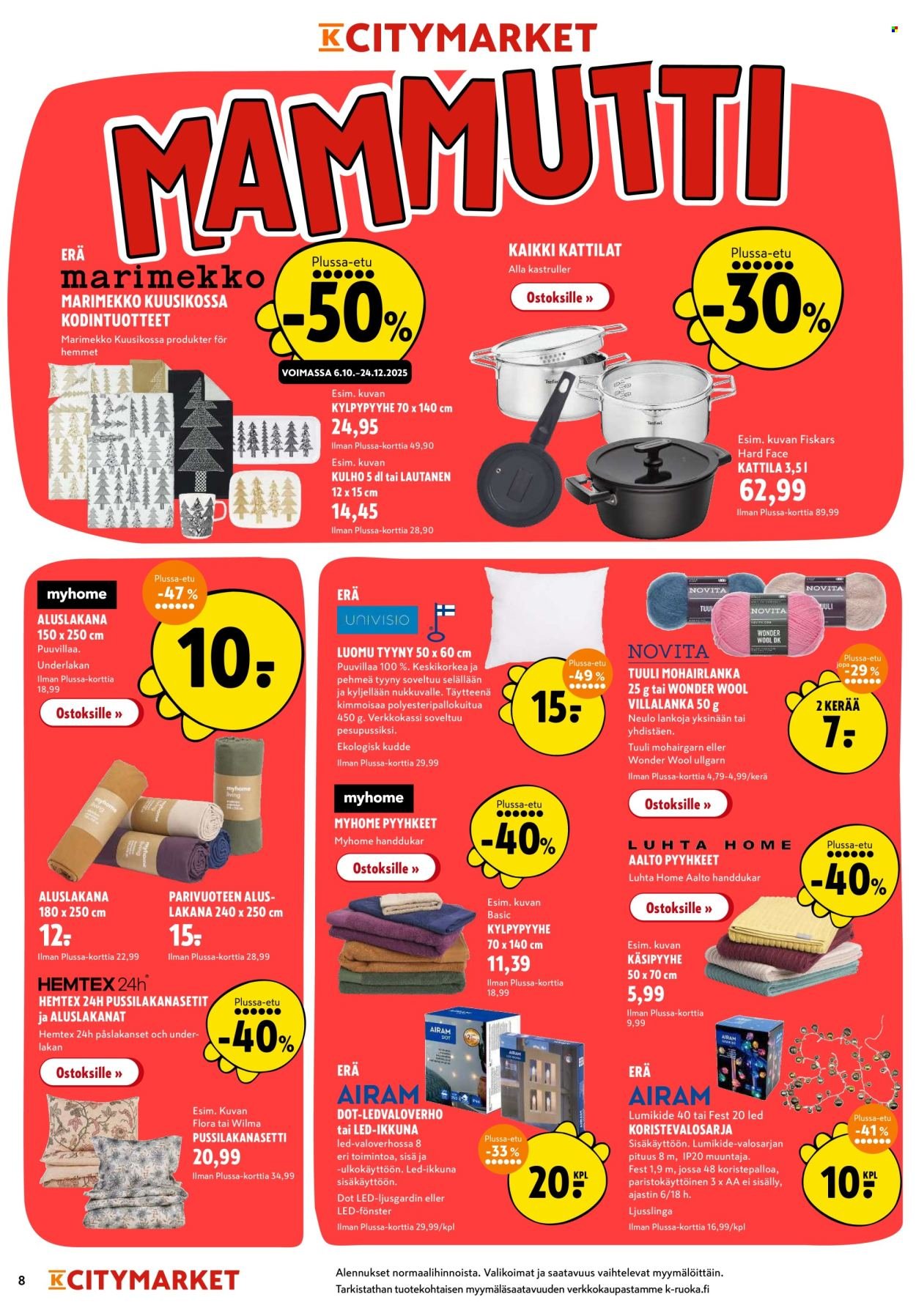 K-CITYMARKET tarjoukset - Alkaen TO 16.10.2025 (2025-10-16 - 2025-10-19)