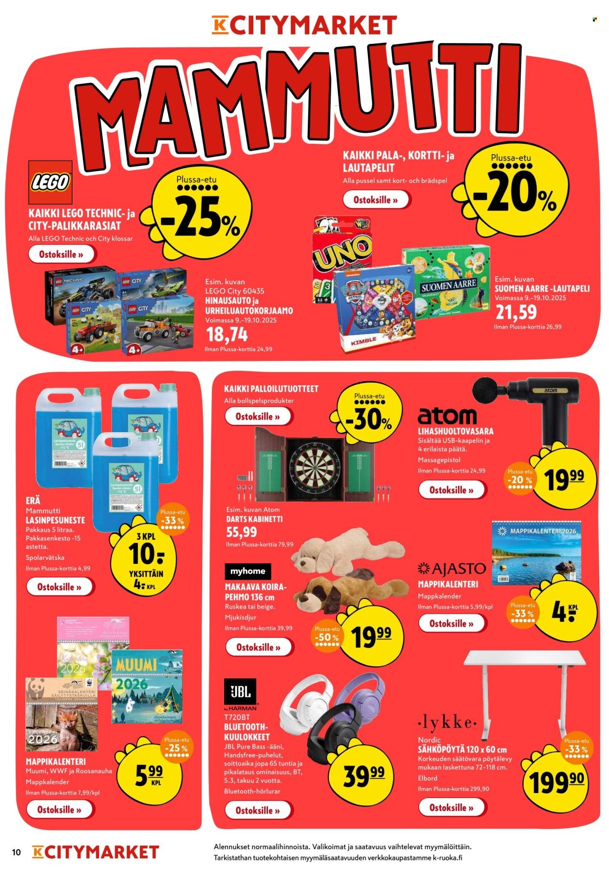 K-CITYMARKET tarjoukset - Alkaen TO 16.10.2025 (2025-10-16 - 2025-10-19)
